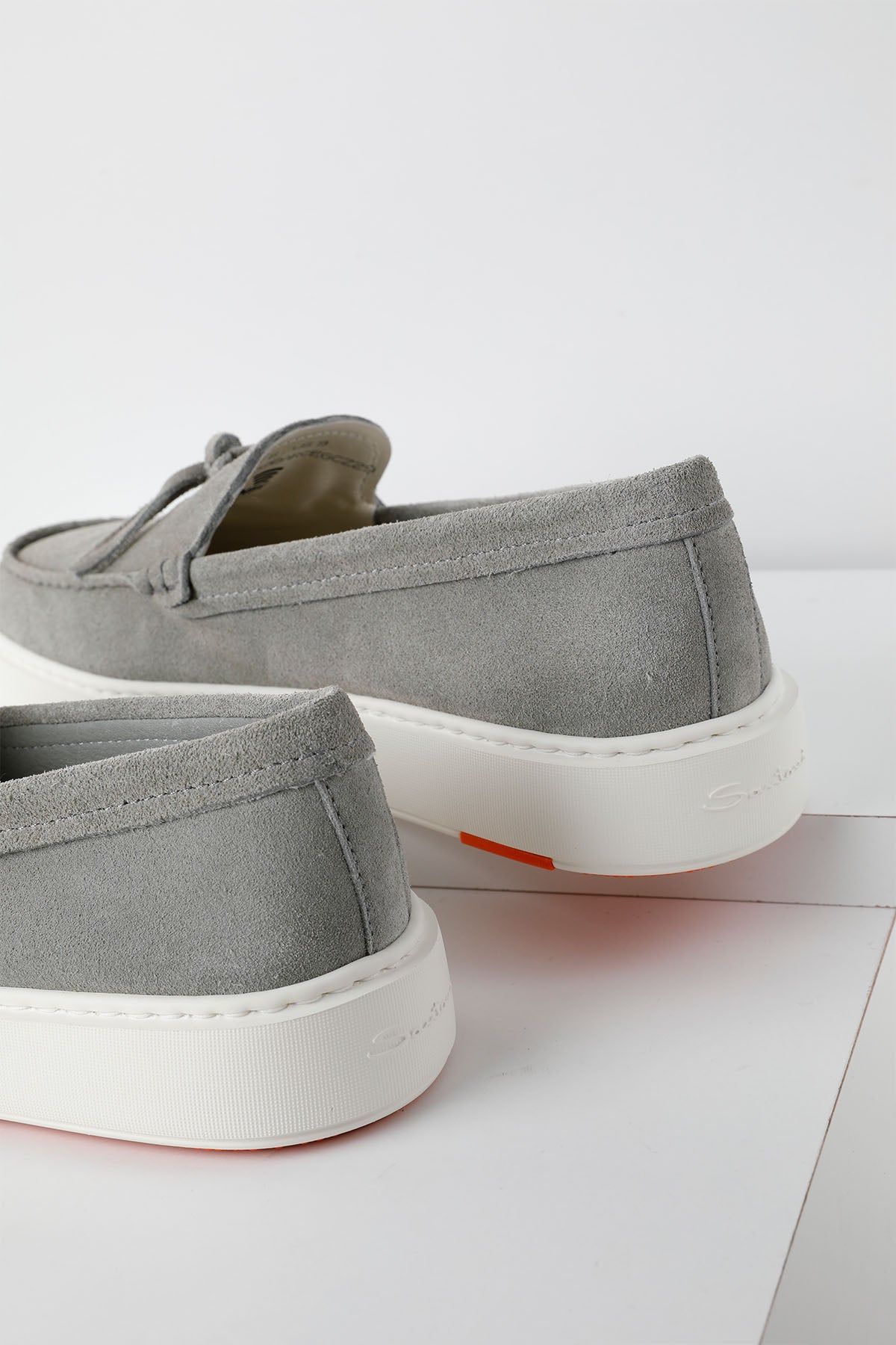 Santoni Süet Loafer Ayakkabı