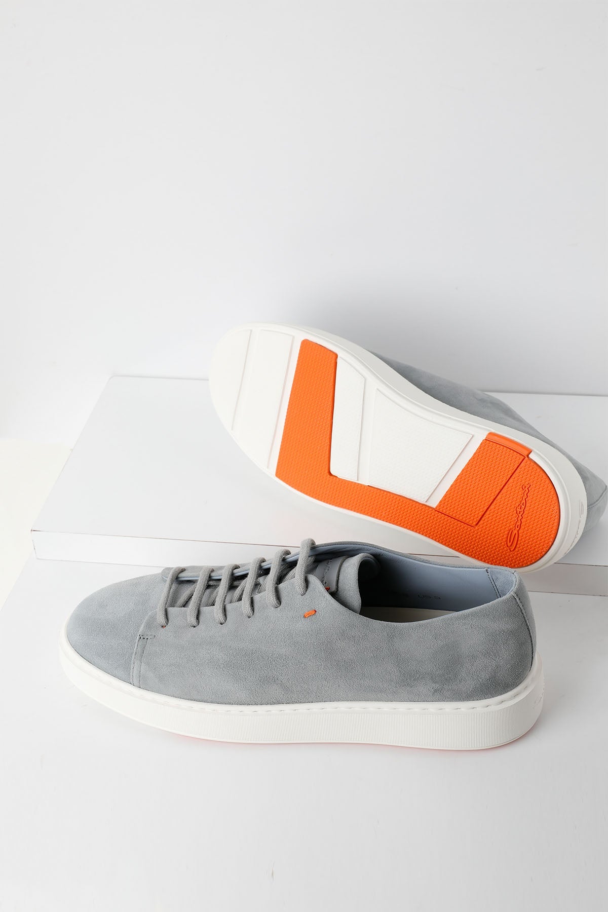 Santoni Süet Sneaker Ayakkabı