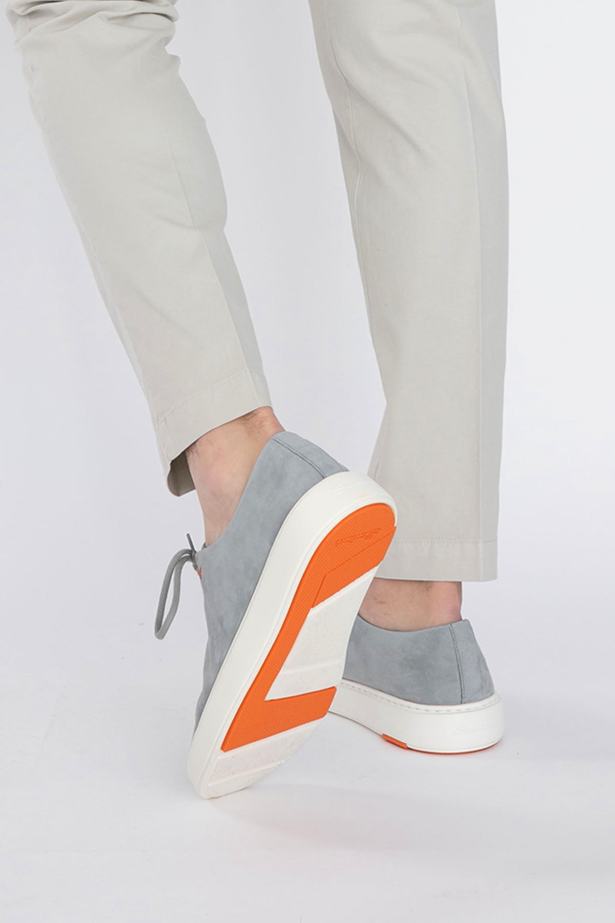 Santoni Süet Sneaker Ayakkabı
