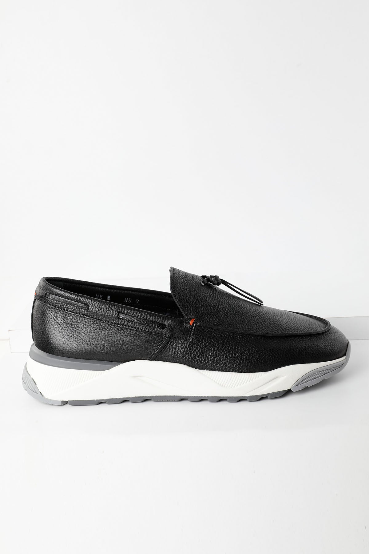 Santoni Spor Tabanlı Deri Loafer Ayakkabı