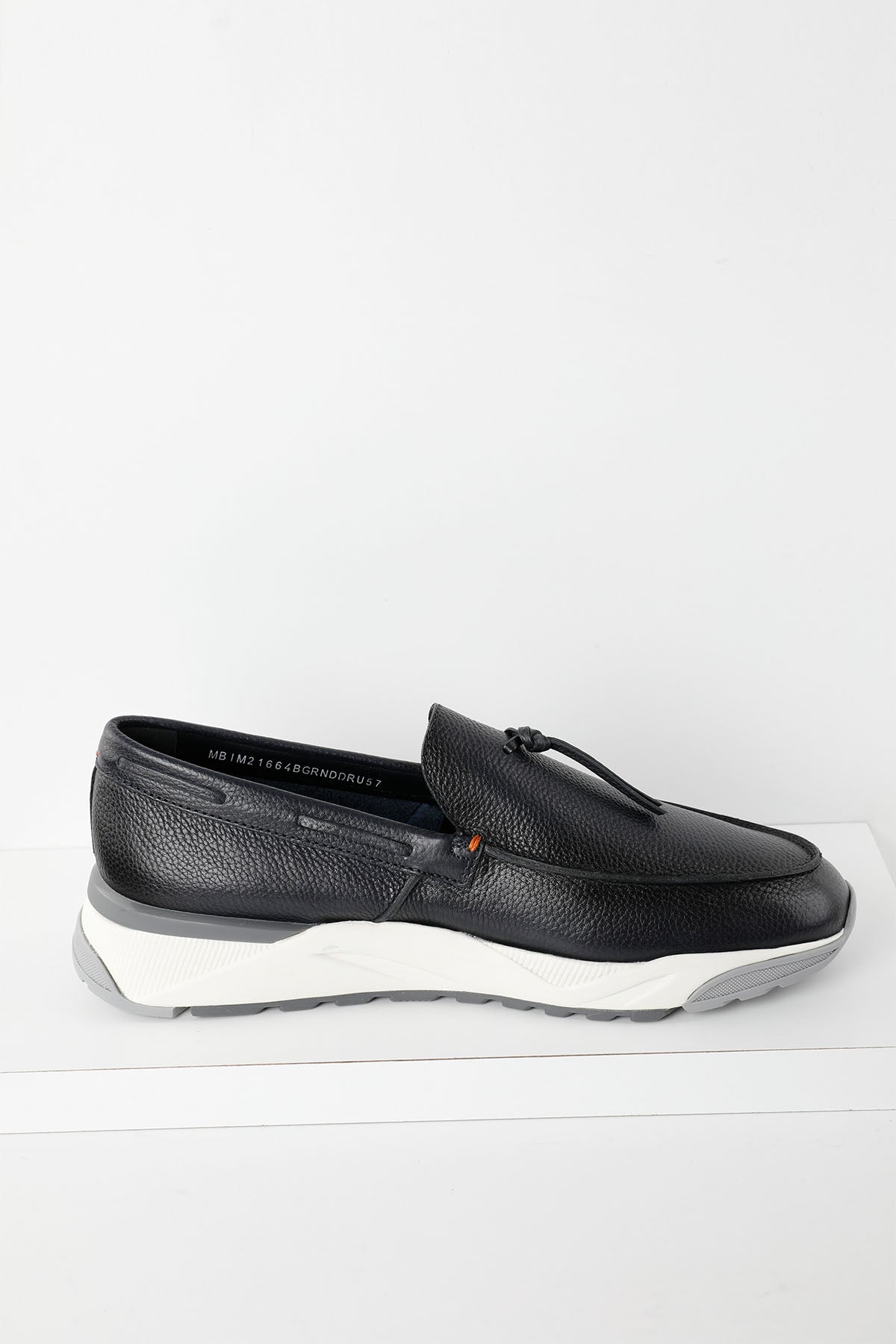 Santoni Spor Tabanlı Deri Loafer Ayakkabı