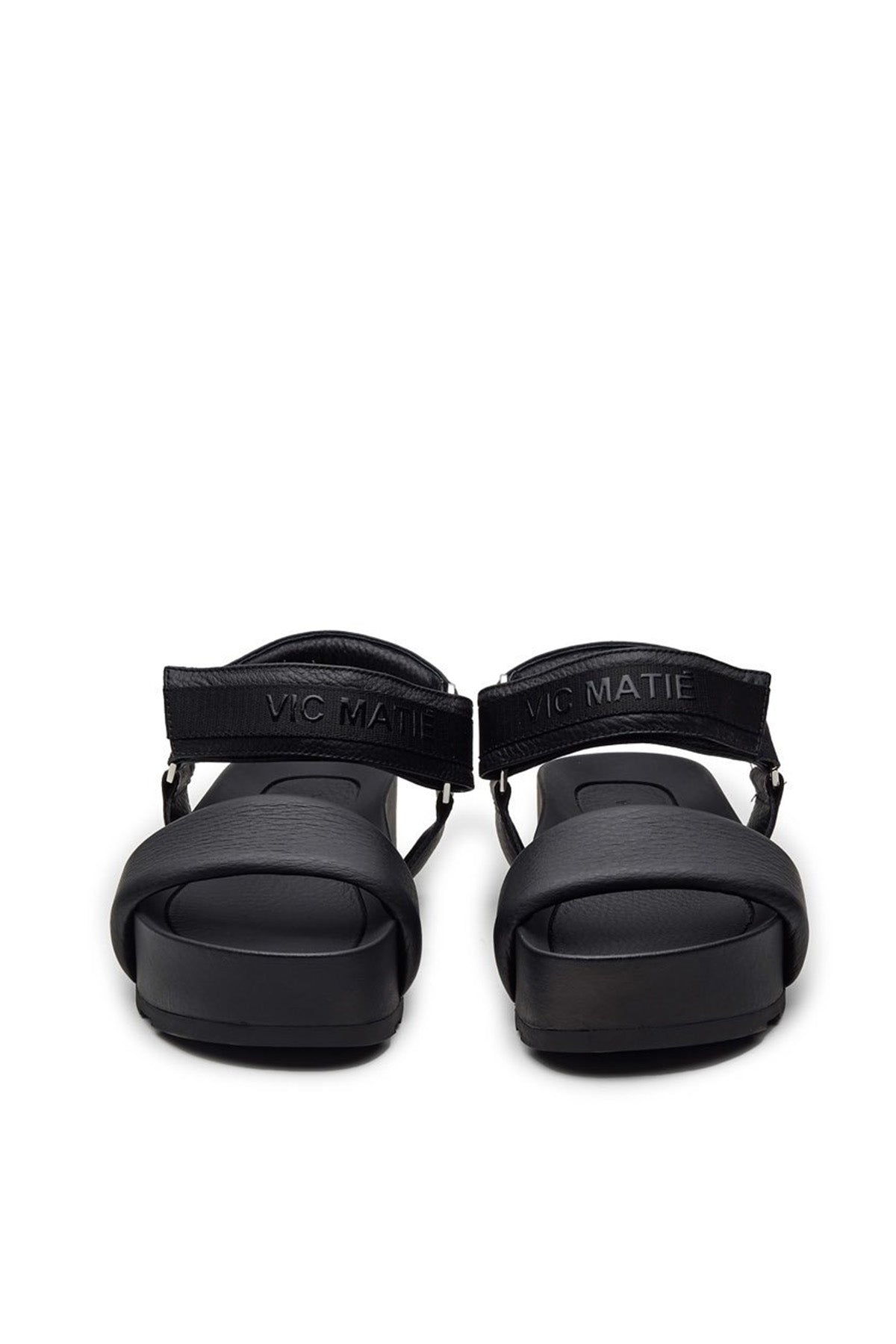 Vic Matie Cırt Cırt Bantlı Deri Sandalet-Libas Trendy Fashion Store