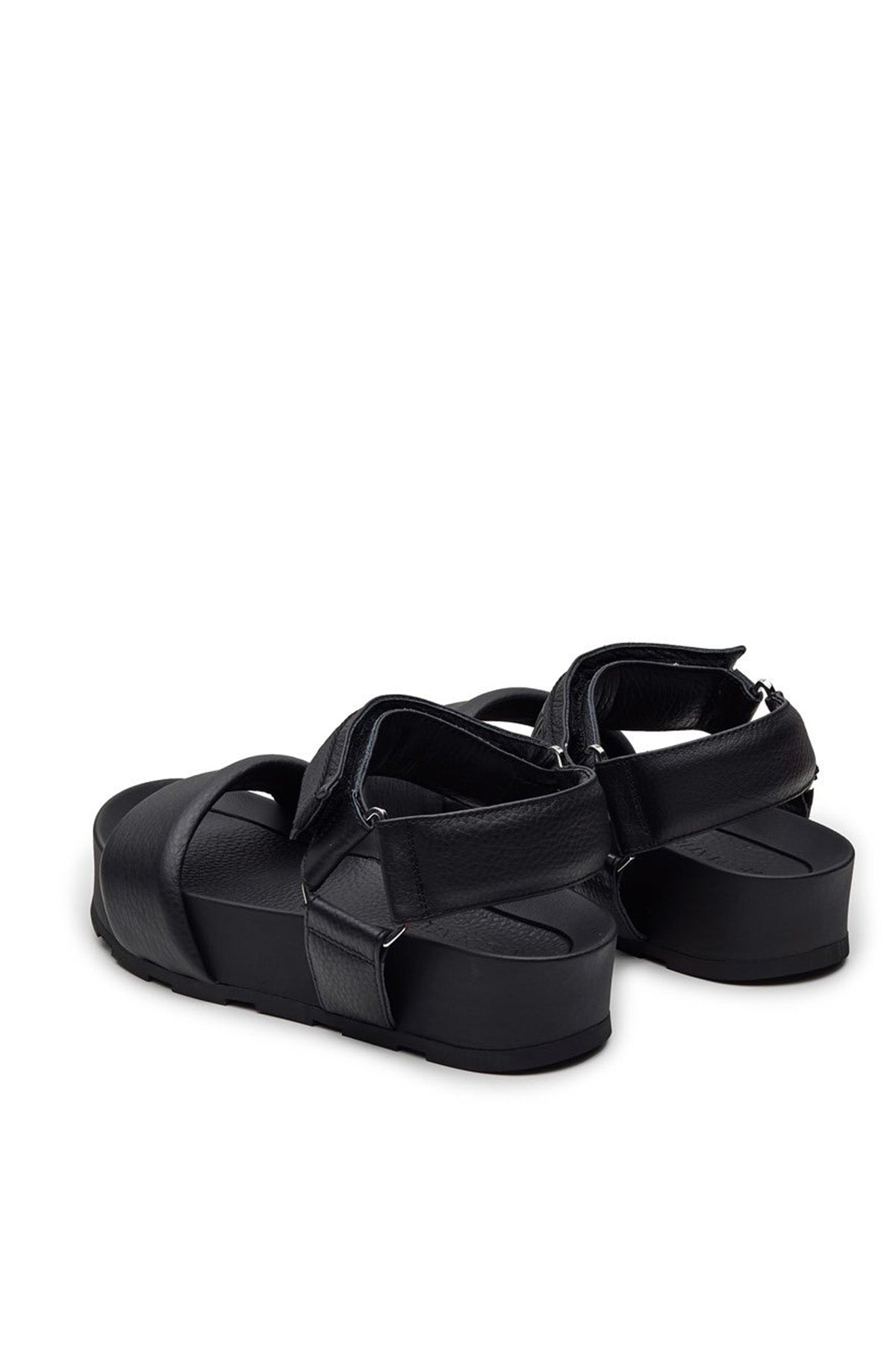 Vic Matie Cırt Cırt Bantlı Deri Sandalet-Libas Trendy Fashion Store