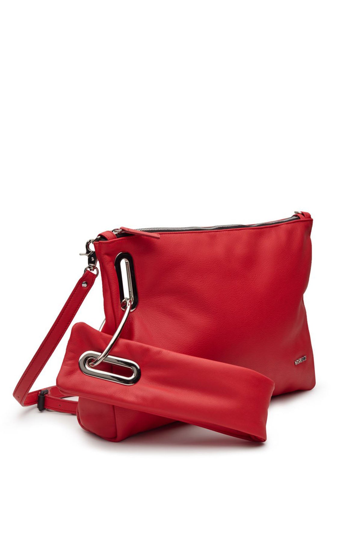 Vic Matie Katrin Deri Clutch Çanta-Libas Trendy Fashion Store