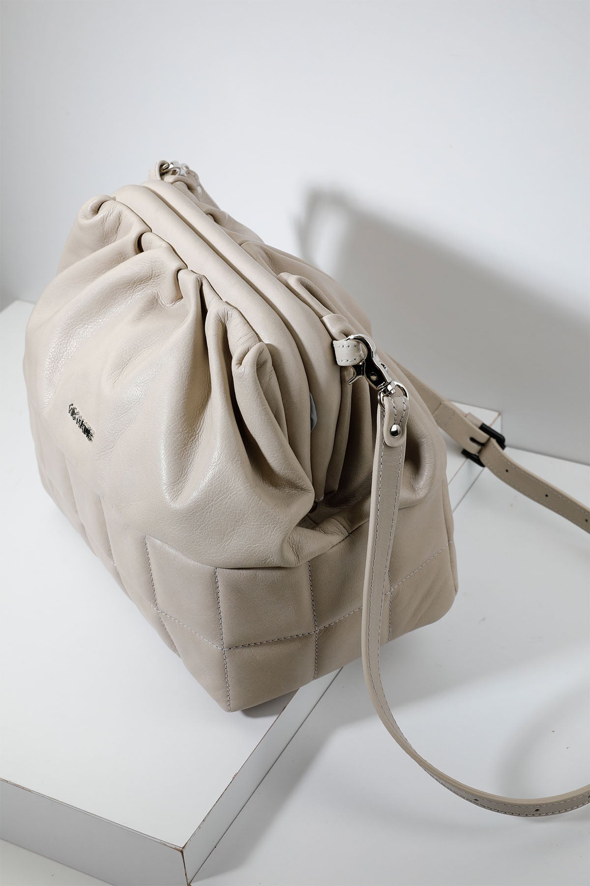 Vic Matie Page Deri Kapitone Detaylı Çanta-Libas Trendy Fashion Store