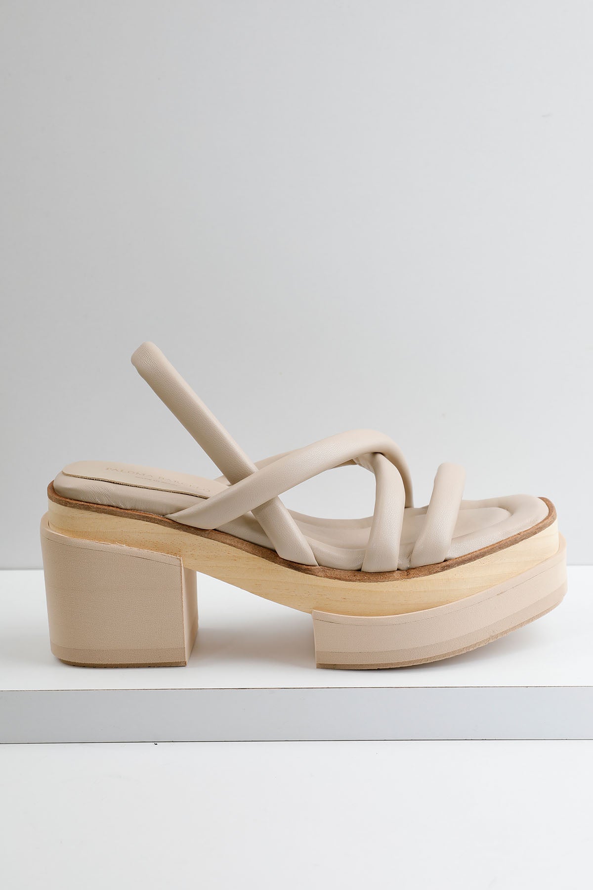 Paloma Barcelo Marine Ayrık Platform Tabanlı Küt Burun Sandalet-Libas Trendy Fashion Store