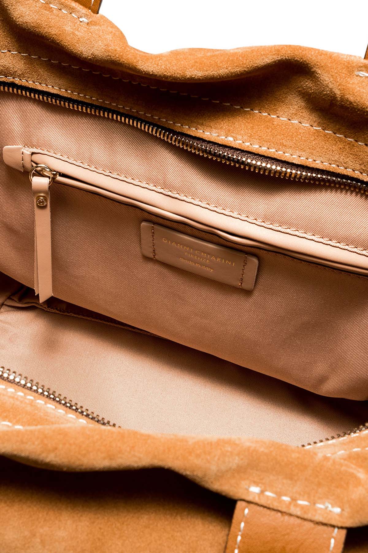 Gianni Chiarini Duna Süet Kombinasyonlu Denim Çanta-Libas Trendy Fashion Store