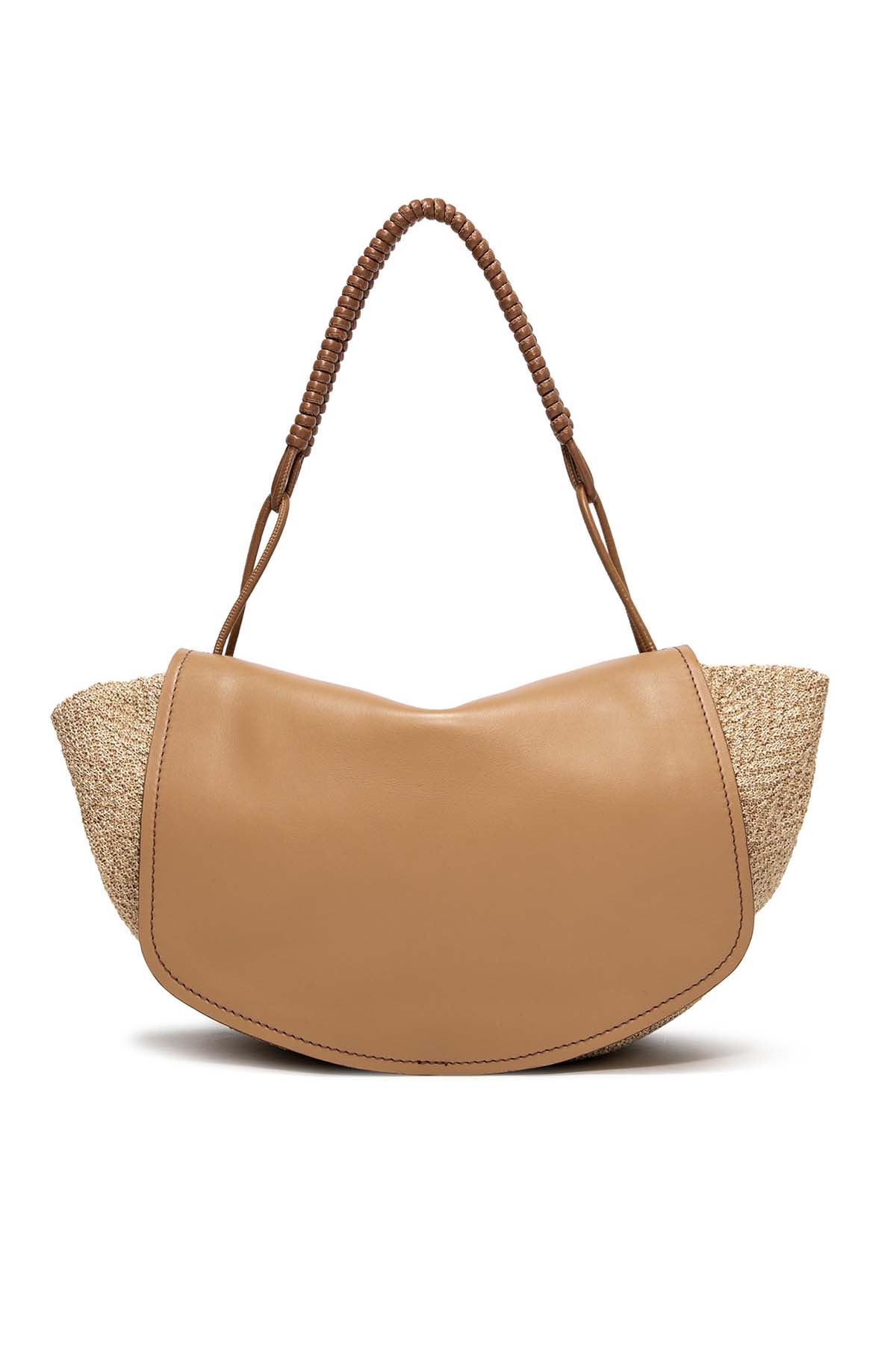 Gianni Chiarini Tangeri Hasır Örgü Kombinasyonlu Deri Çanta-Libas Trendy Fashion Store