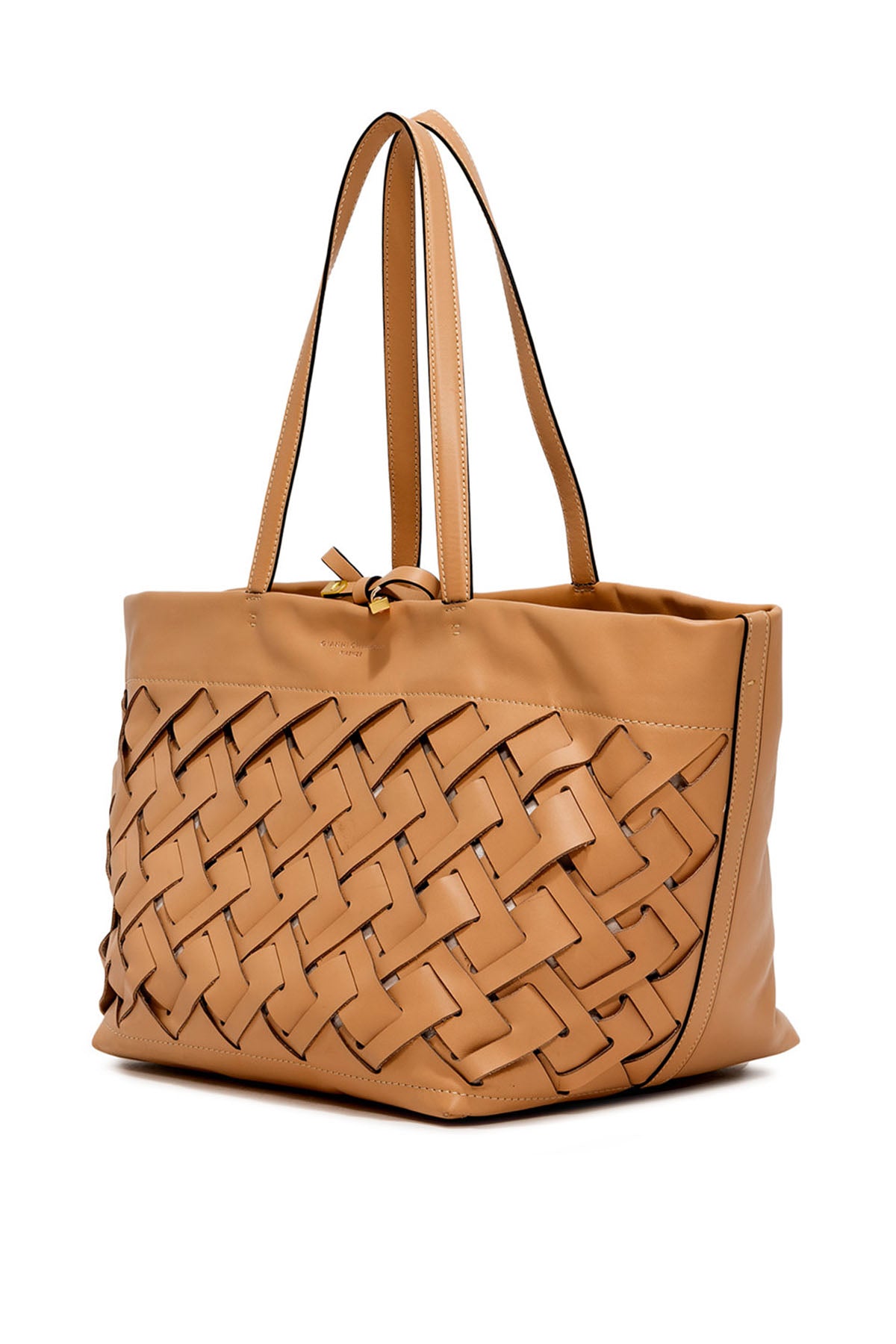 Gianni Chiarini Nur Örgü Deri Shopping Bag Çanta-Libas Trendy Fashion Store