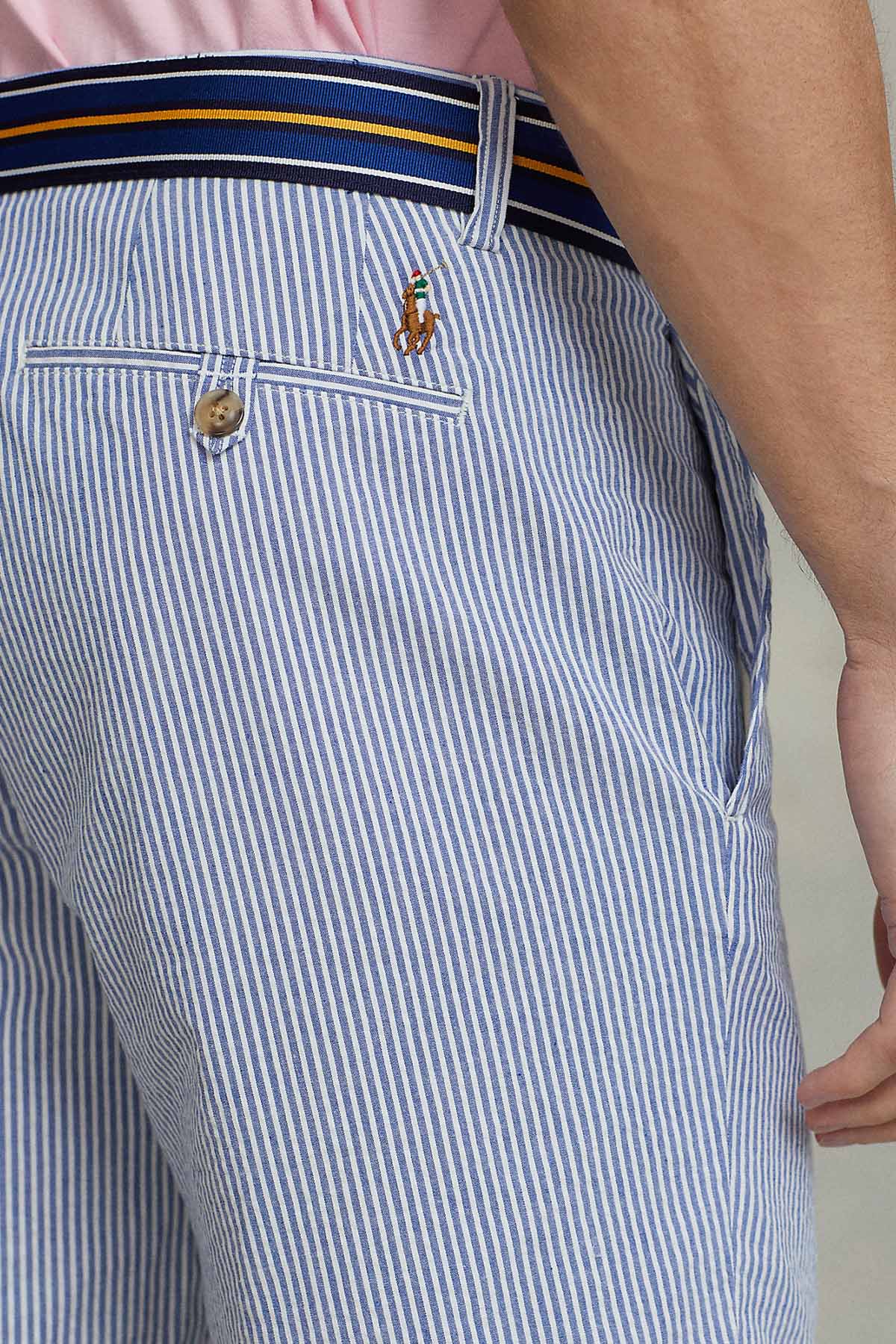 Polo Ralph Lauren Stretch Straight Fit Çizgili Şort-Libas Trendy Fashion Store