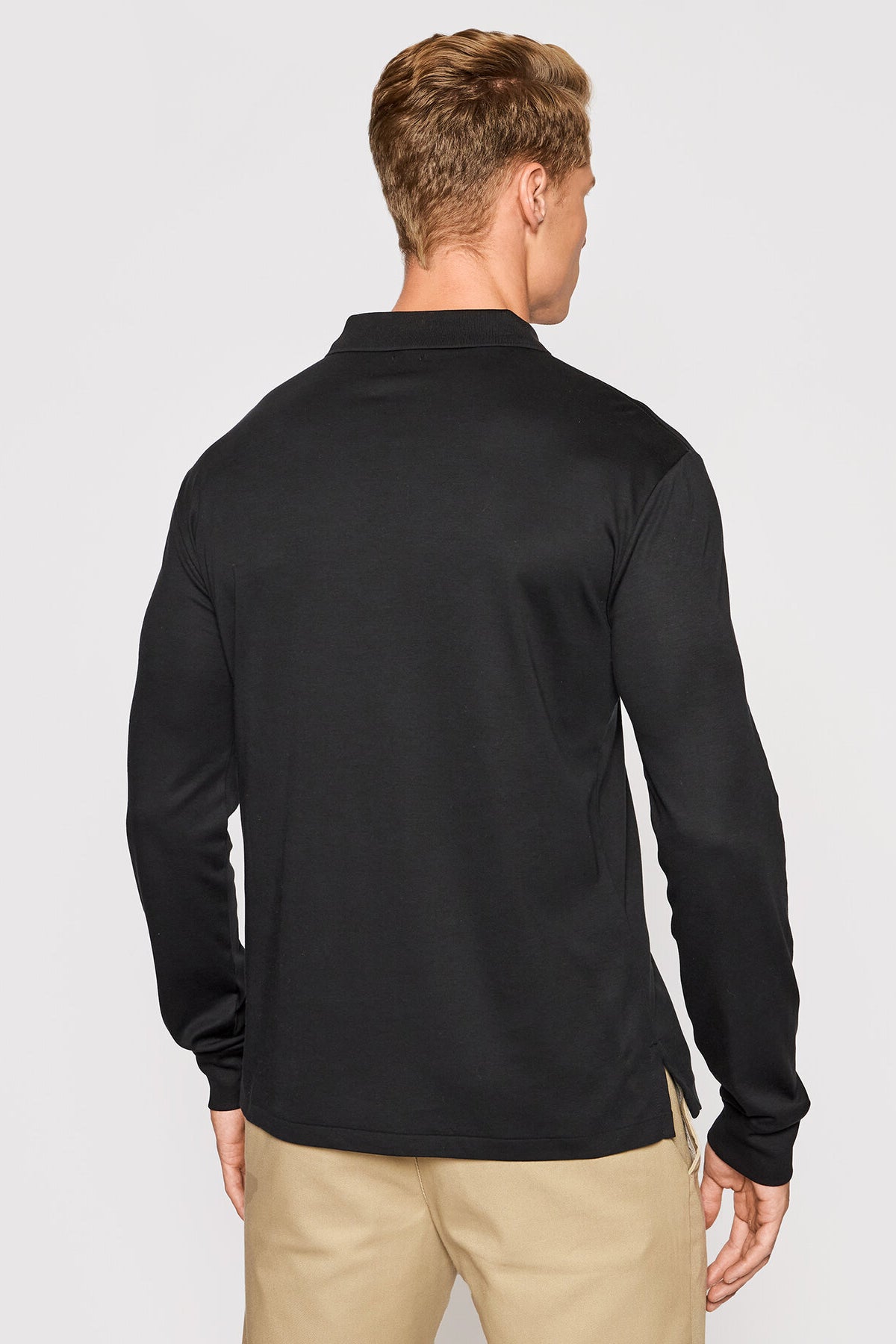 Polo Ralph Lauren Slim Fit Polo Yaka Uzun Kollu T-shirt-Libas Trendy Fashion Store