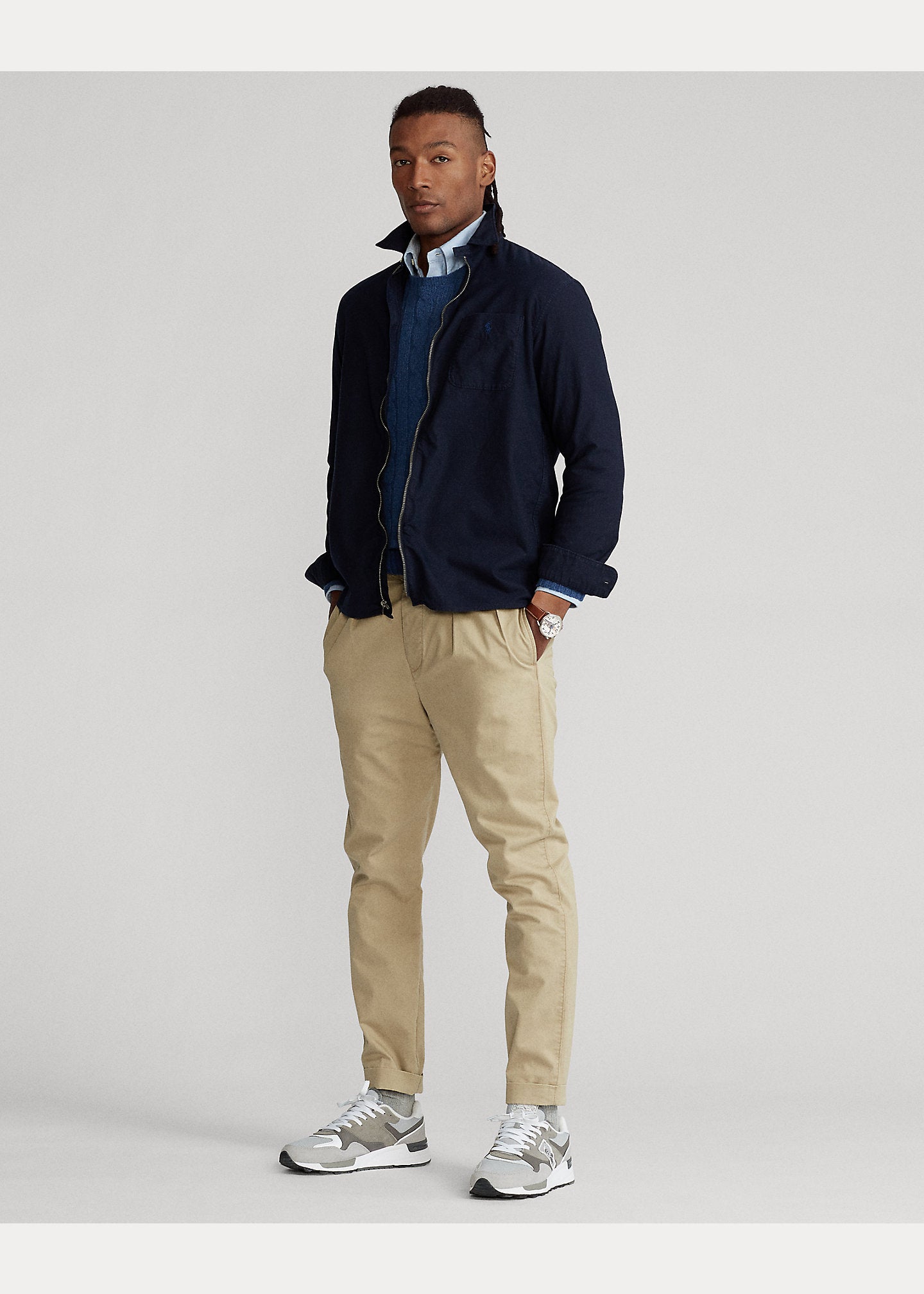 Polo Ralph Lauren Oxford Fermuarlı Gömlek Ceket-Libas Trendy Fashion Store