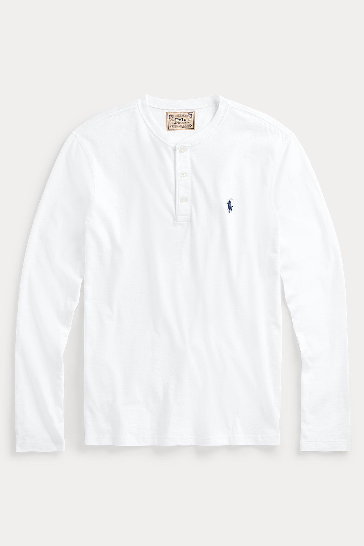 Polo Ralph Lauren Yuvarlak Düğmeli Hakim Yaka Uzun Kollu T-shirt-Libas Trendy Fashion Store