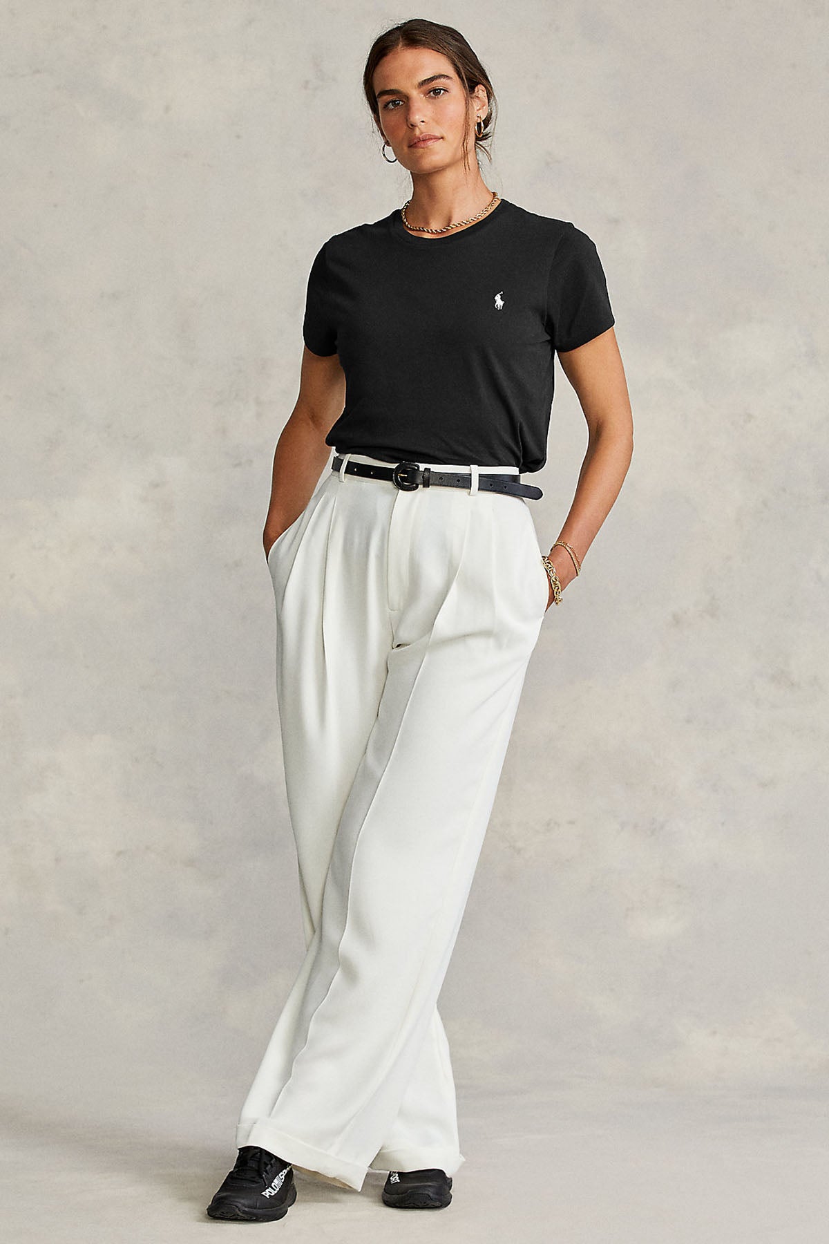 Polo Ralph Lauren Custom Fit Yuvarlak Yaka T-shirt-Libas Trendy Fashion Store