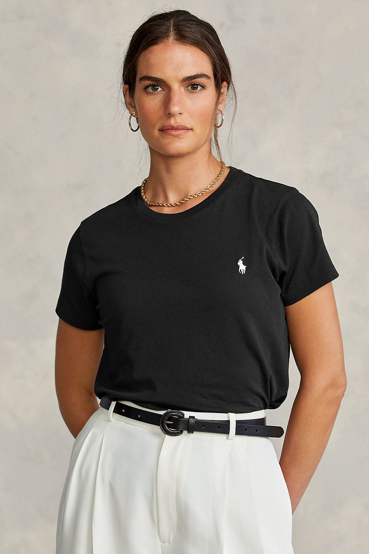 Polo Ralph Lauren Custom Fit Yuvarlak Yaka T-shirt-Libas Trendy Fashion Store