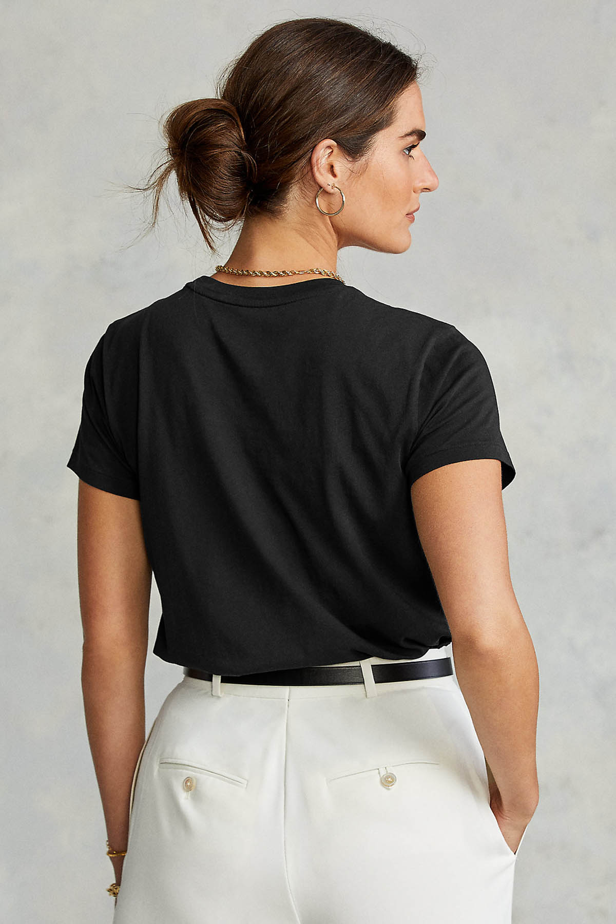 Polo Ralph Lauren Custom Fit Yuvarlak Yaka T-shirt-Libas Trendy Fashion Store