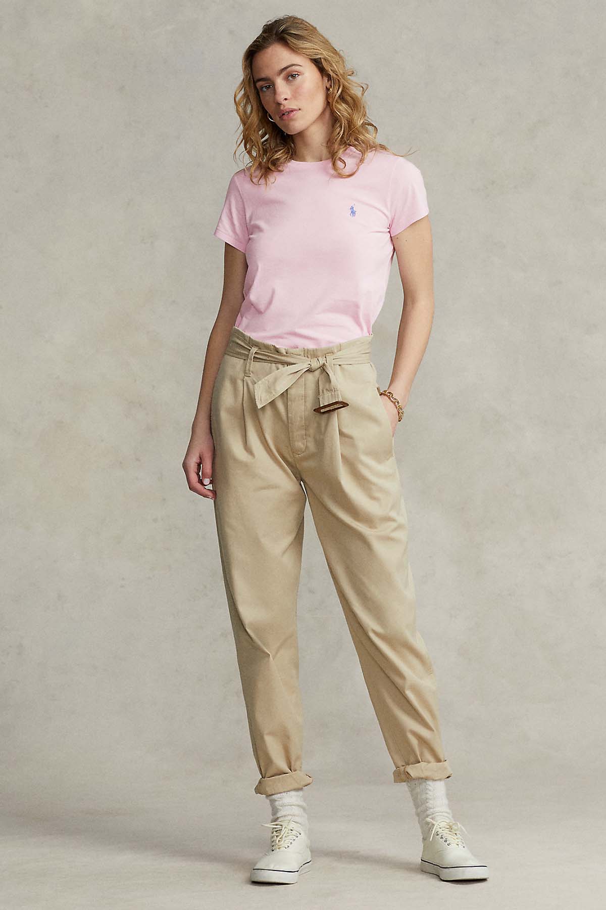 Polo Ralph Lauren Custom Fit Yuvarlak Yaka T-shirt-Libas Trendy Fashion Store