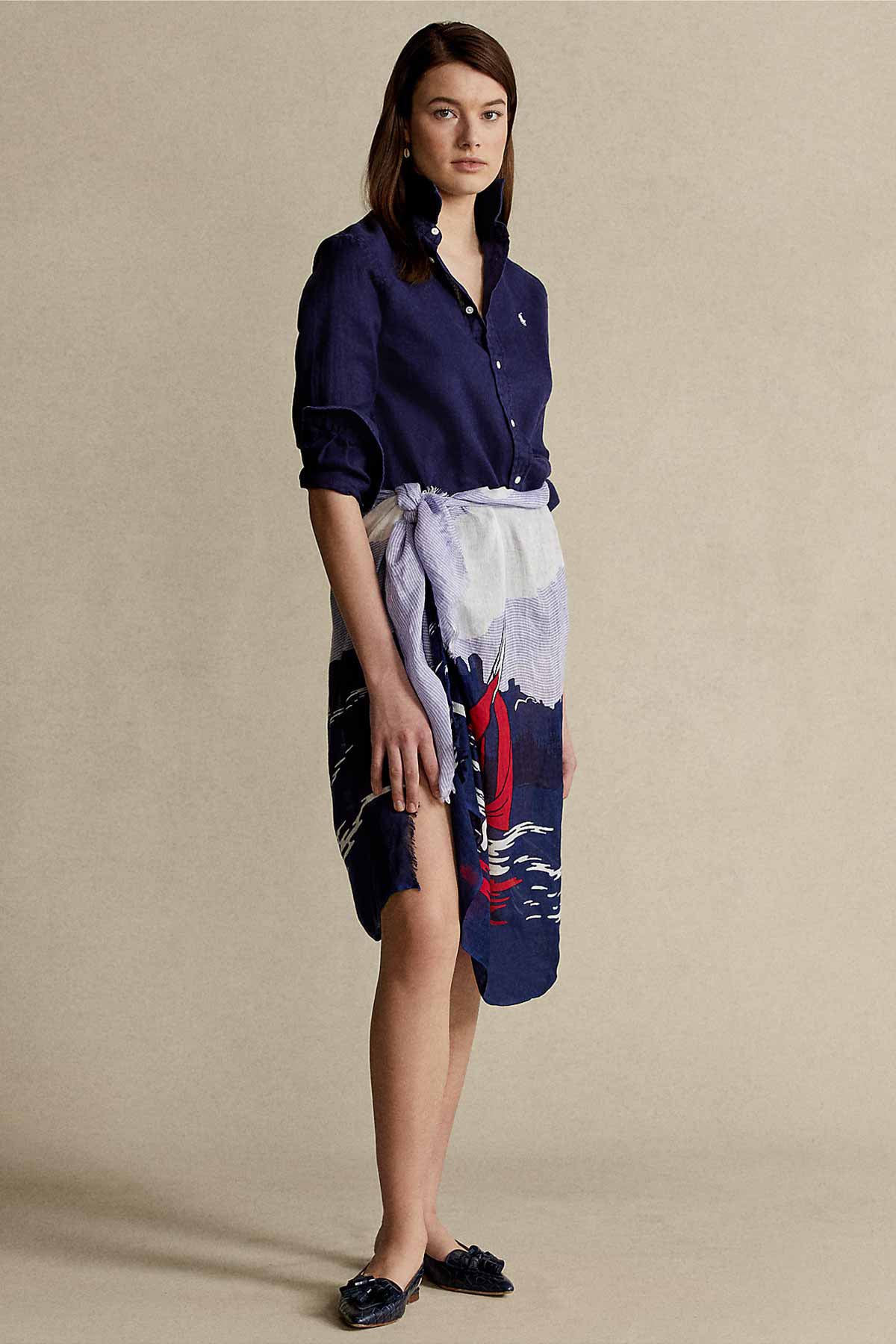 Polo Ralph Lauren Relaxed Fit Keten Gömlek-Libas Trendy Fashion Store