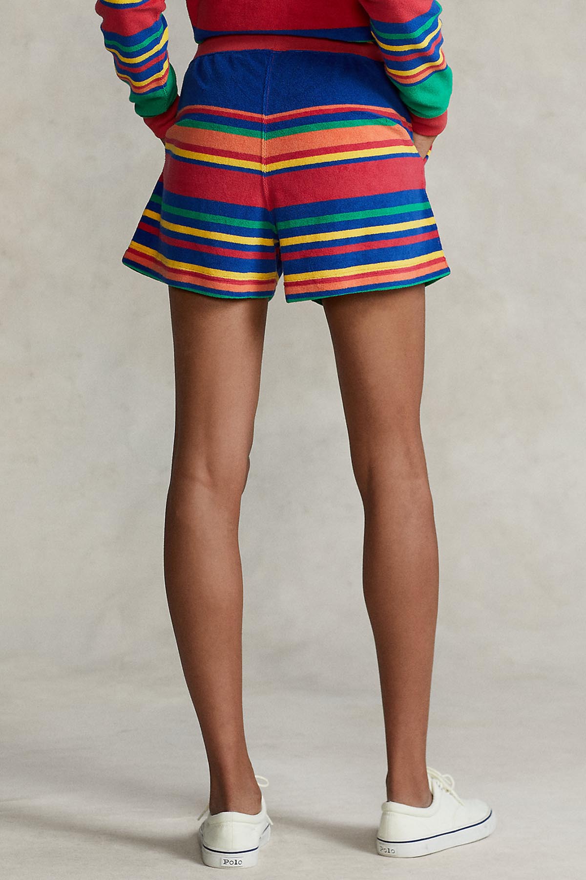 Polo Ralph Lauren Yüksek Bel Havlu Kumaş Şort-Libas Trendy Fashion Store