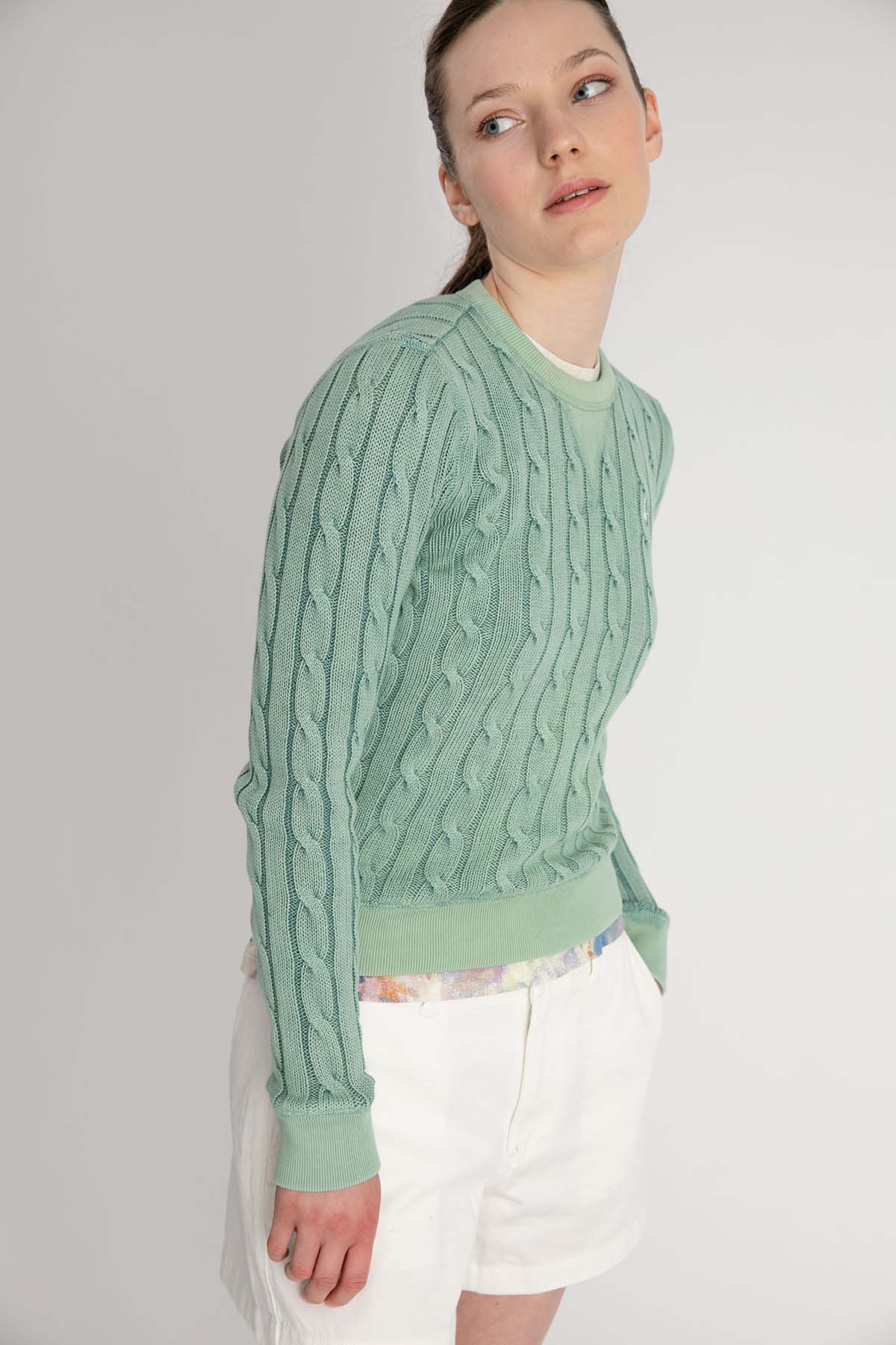 Polo Ralph Lauren Yuvarlak Yaka Saç Örgü Triko-Libas Trendy Fashion Store