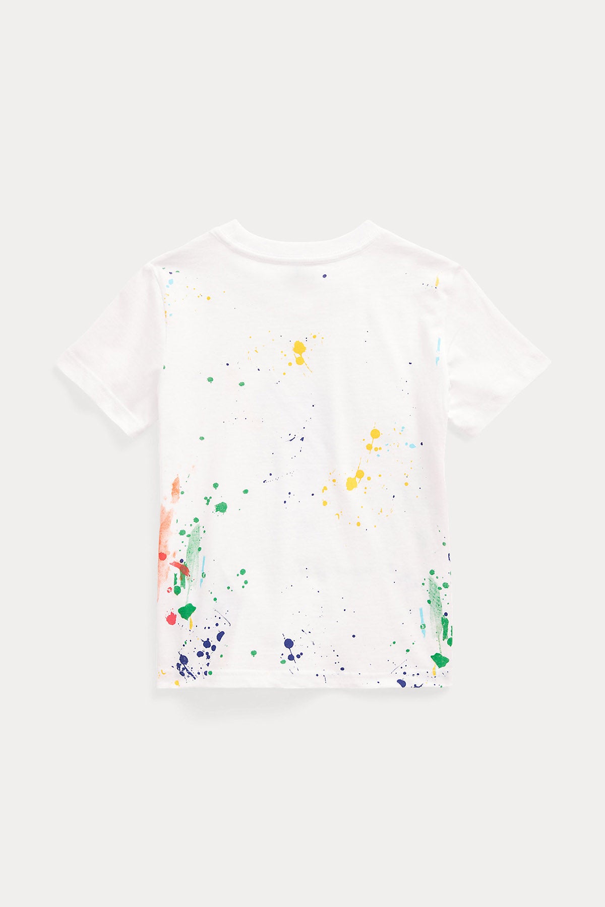 Polo Ralph Lauren Kids 2-4 Yaş Erkek Çocuk Boyalı Polo Bear T-shirt-Libas Trendy Fashion Store