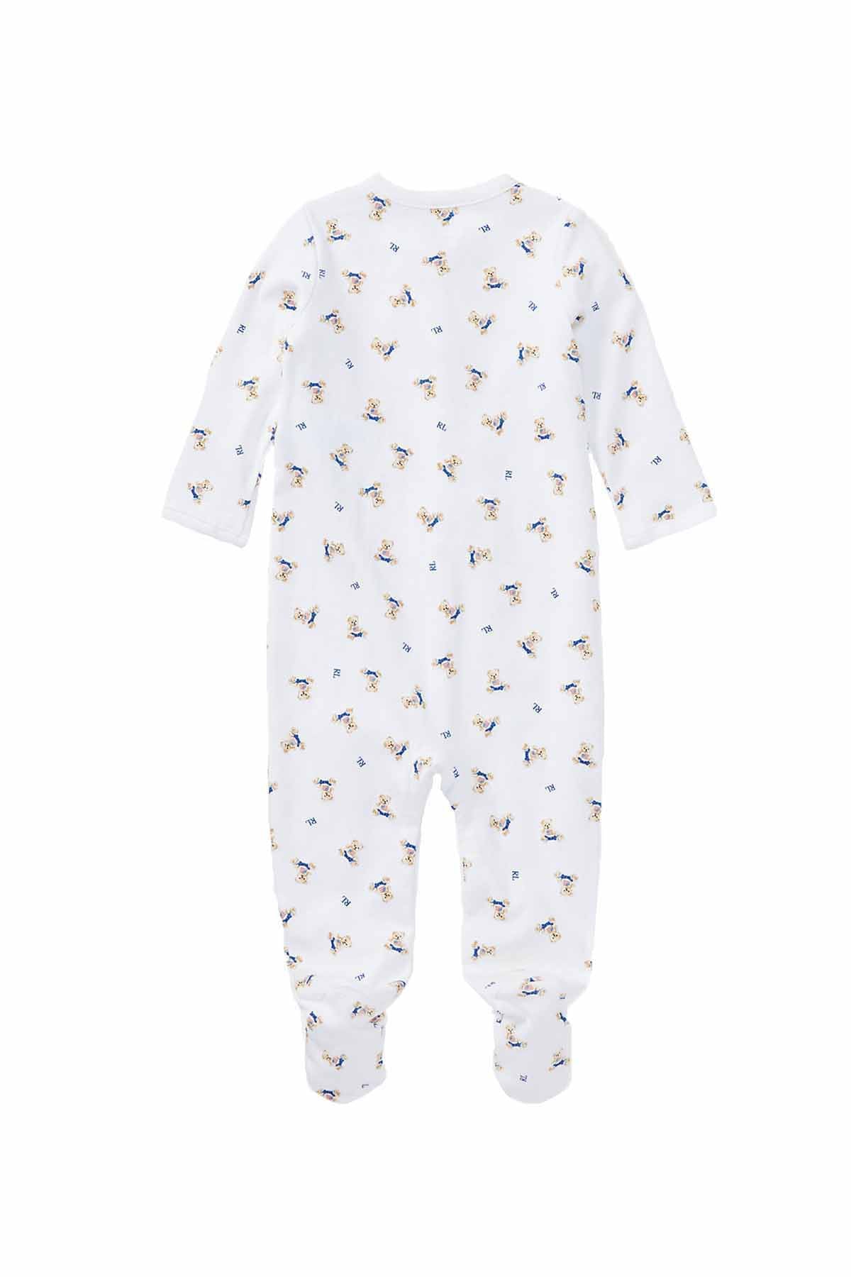 Polo Ralph Lauren Kids Yeni Doğan - 3 Aylık Erkek Bebek Polo Bear Tulum-Libas Trendy Fashion Store