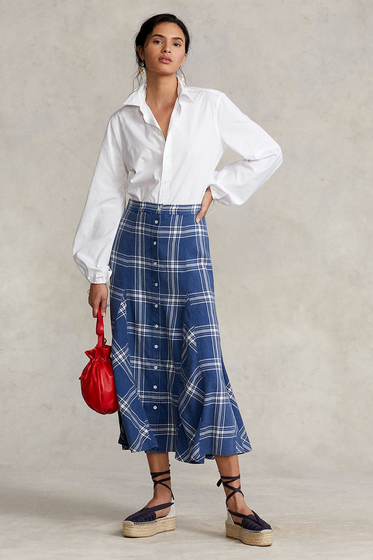 Polo Ralph Lauren Ekoseli Etek-Libas Trendy Fashion Store