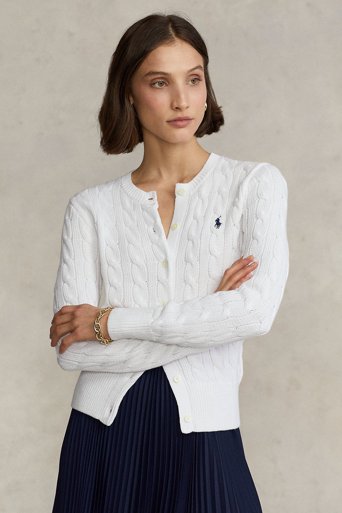 Polo Ralph Lauren Saç Örgü Triko Ceket-Libas Trendy Fashion Store