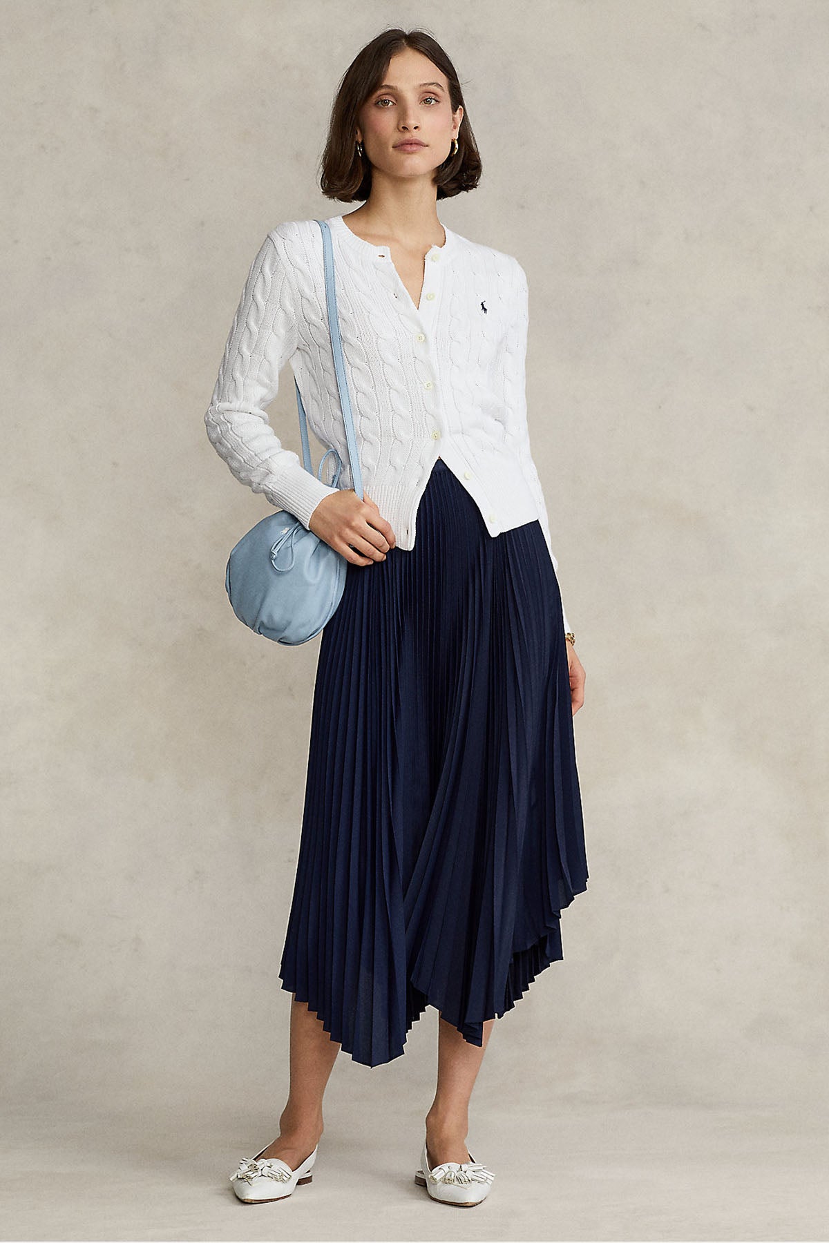 Polo Ralph Lauren Saç Örgü Triko Ceket-Libas Trendy Fashion Store