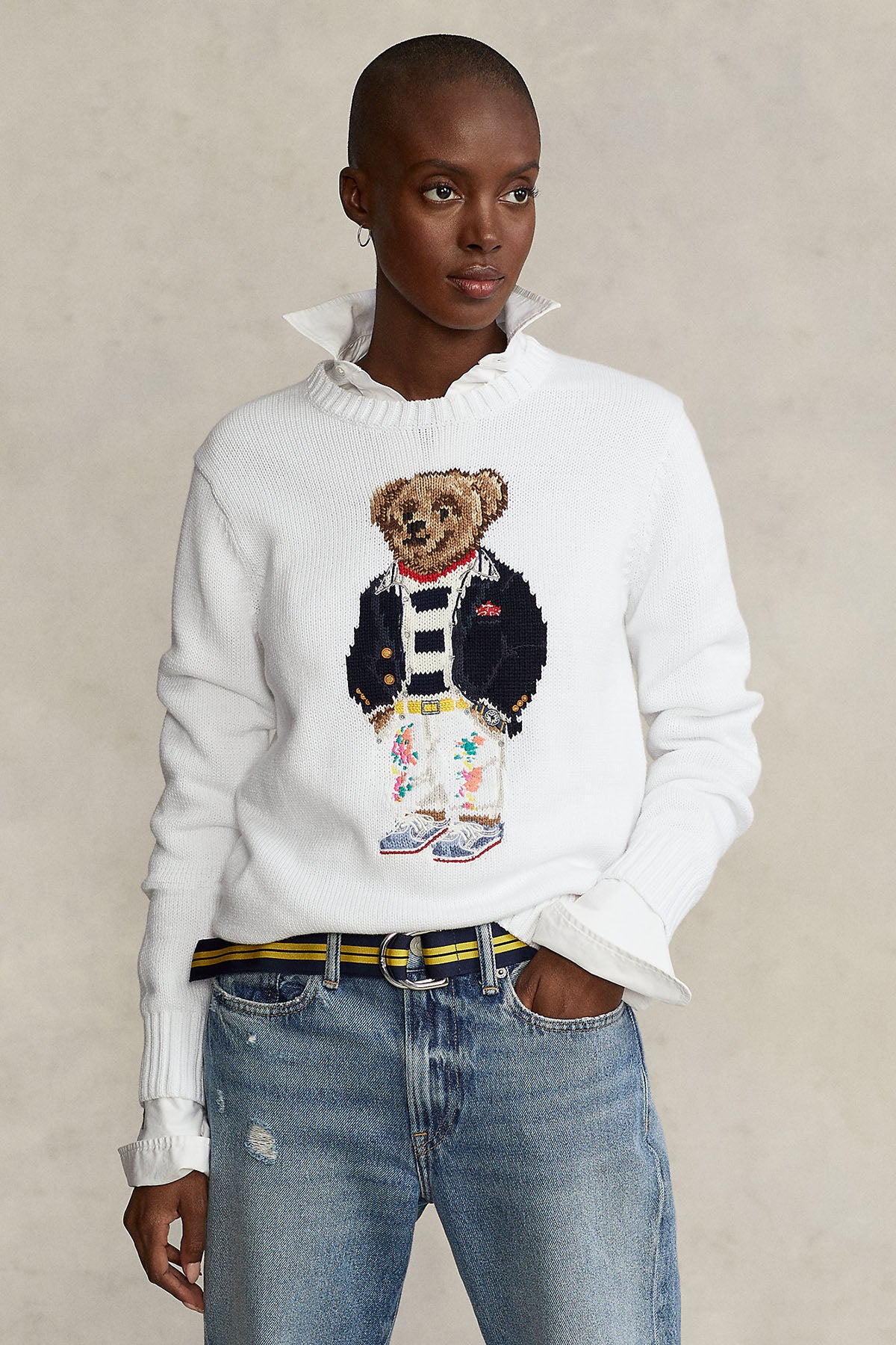 Polo Ralph Lauren Polo Bear Örgü Triko-Libas Trendy Fashion Store