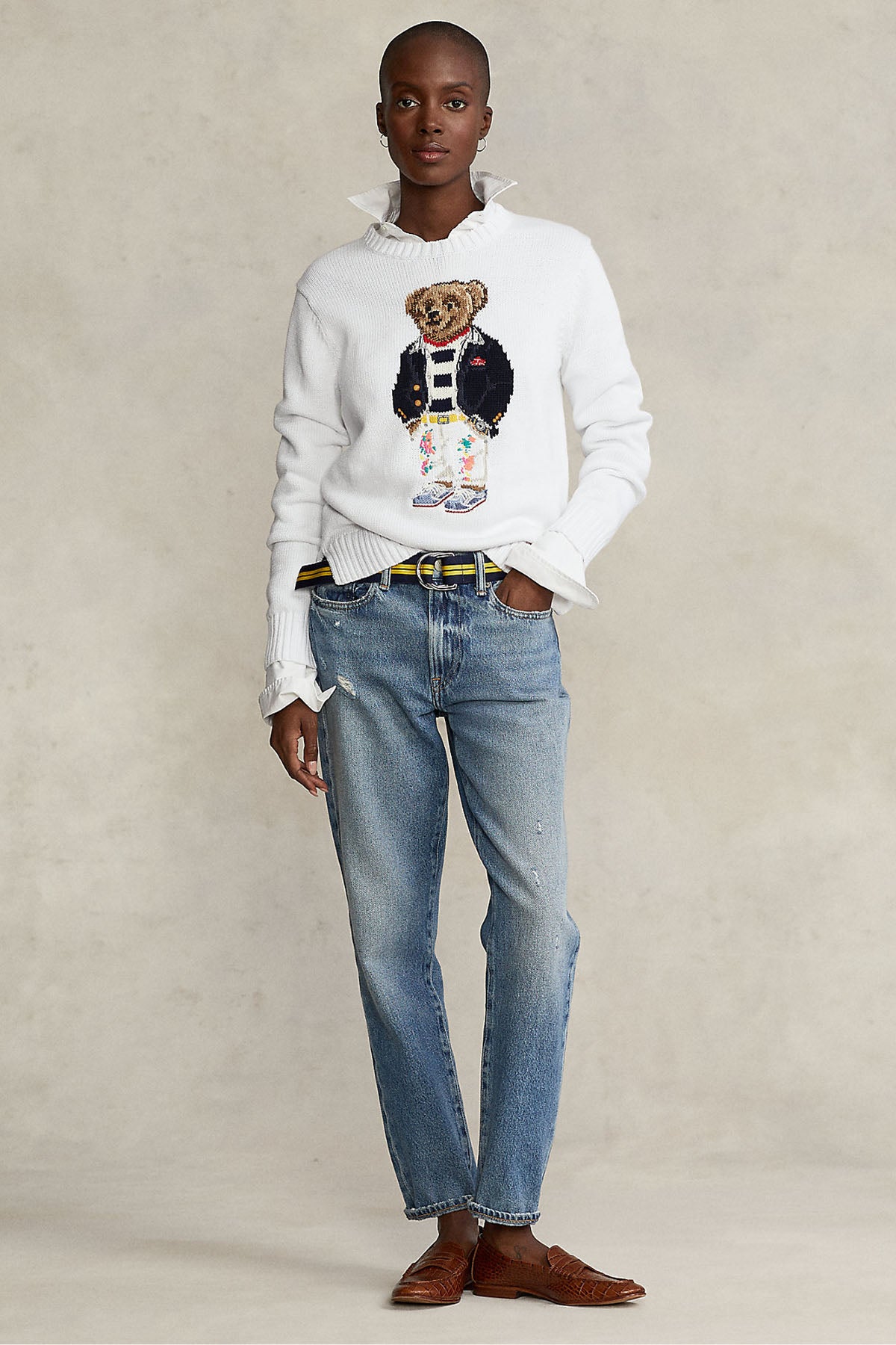 Polo Ralph Lauren Polo Bear Örgü Triko-Libas Trendy Fashion Store