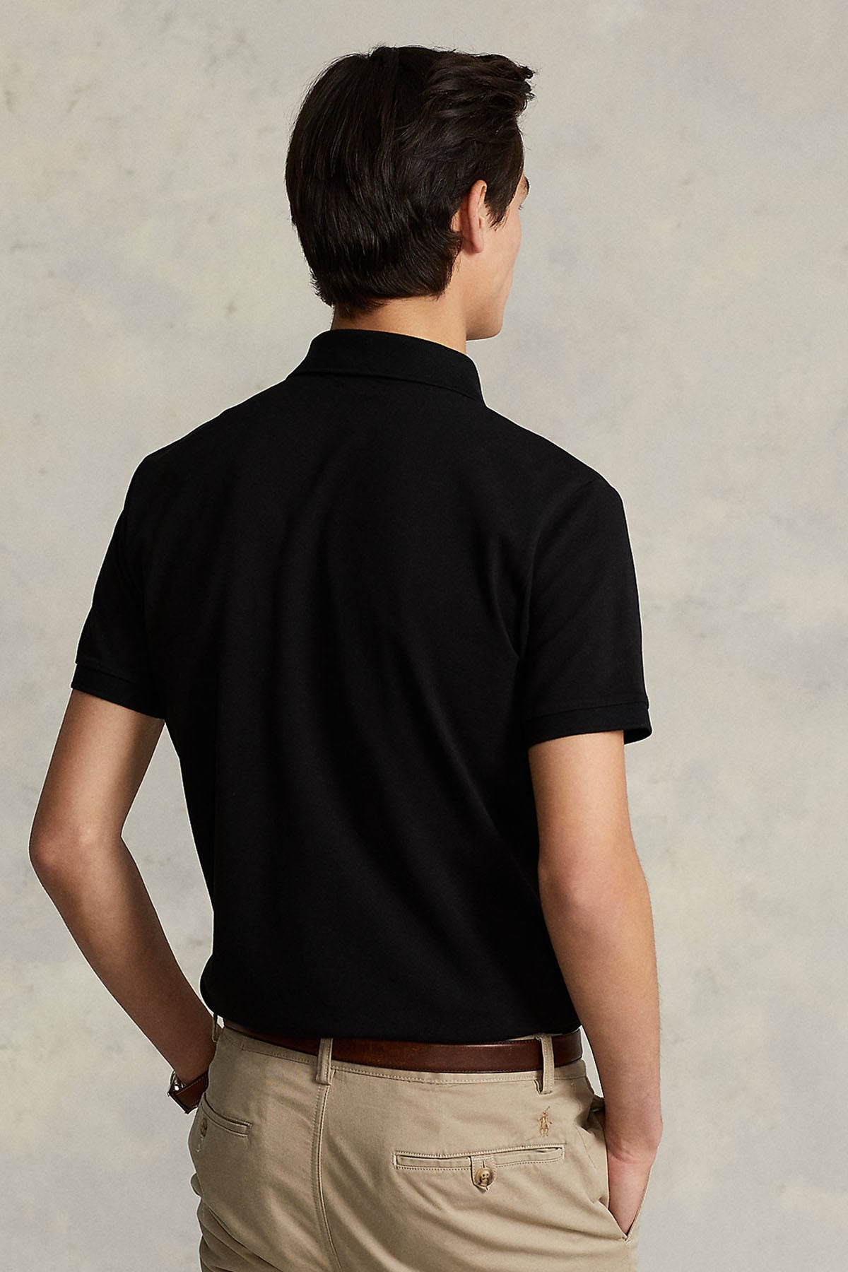 Polo Ralph Lauren Custom Slim Fit Stretch Mesh Fermuarlı Polo Yaka T-shirt-Libas Trendy Fashion Store
