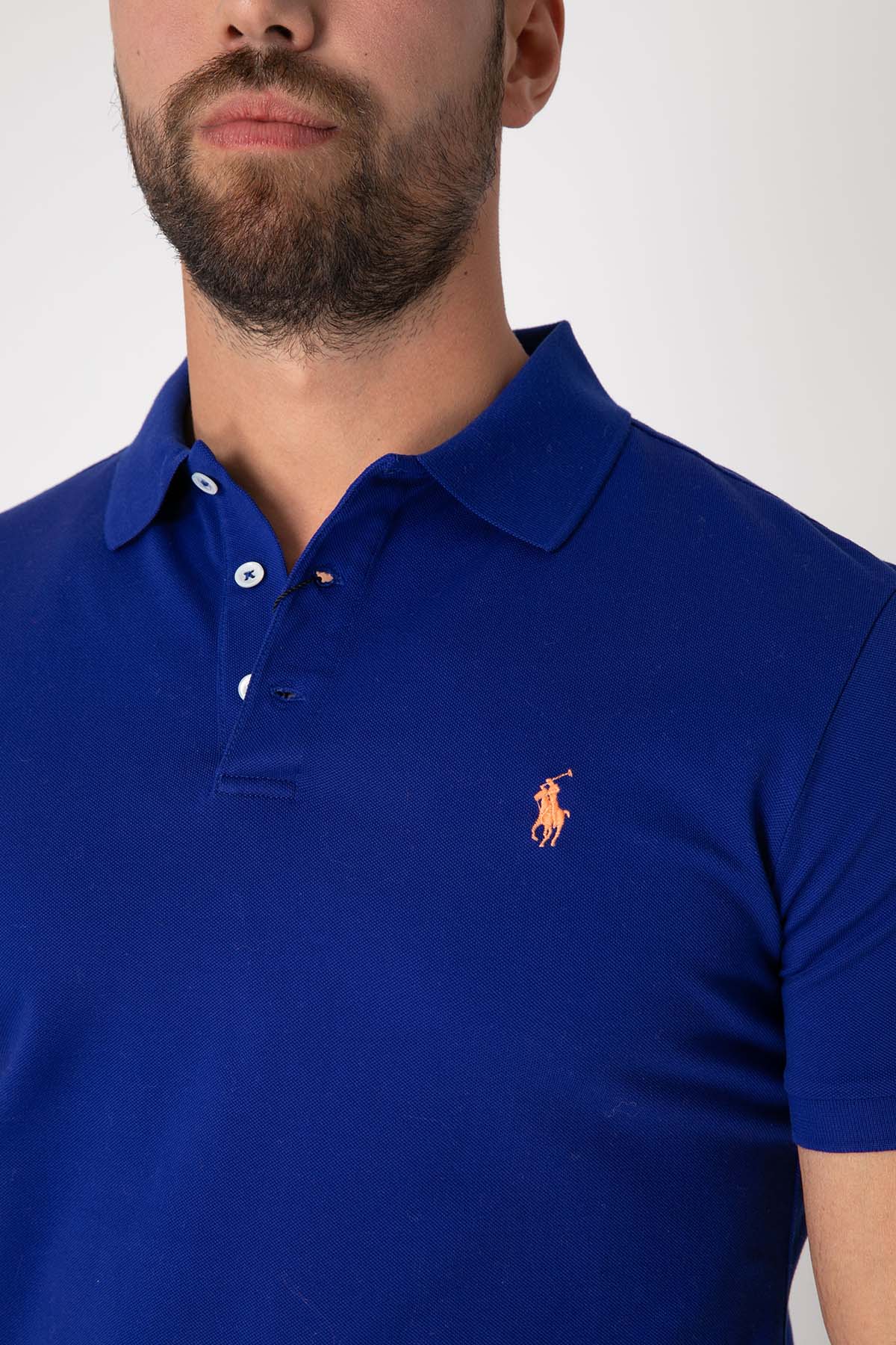 Polo Ralph Lauren Slim Fit Stretch Mesh Polo Yaka T-shirt-Libas Trendy Fashion Store