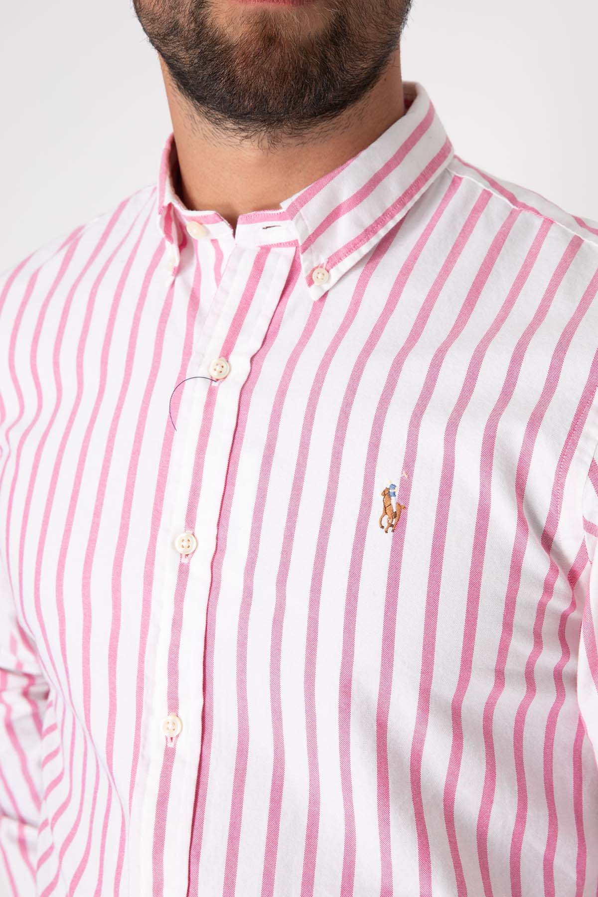 Polo Ralph Lauren Slim Fit Çizgili Oxford Gömlek-Libas Trendy Fashion Store