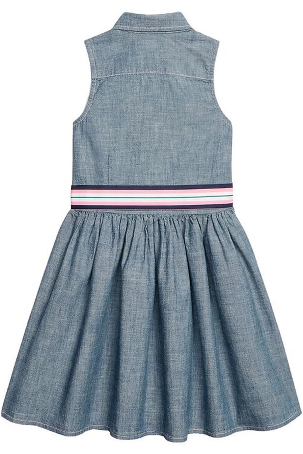 Polo Ralph Lauren Kids 5 Yaş Kız Çocuk Denim Elbise-Libas Trendy Fashion Store