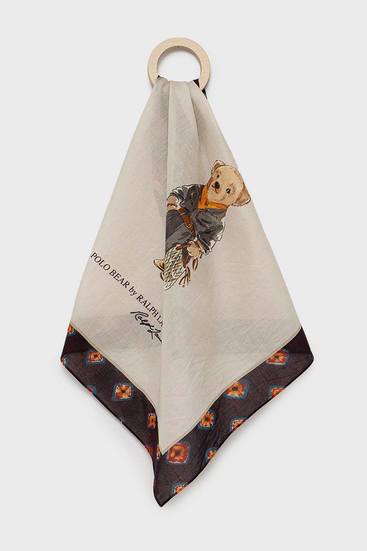 Polo Ralph Lauren Polo Bear Desenli Fular-Libas Trendy Fashion Store