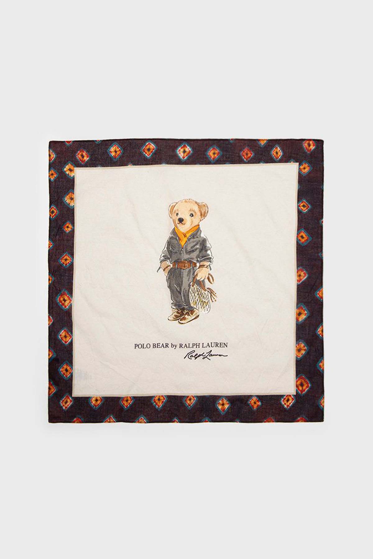 Polo Ralph Lauren Polo Bear Desenli Fular-Libas Trendy Fashion Store