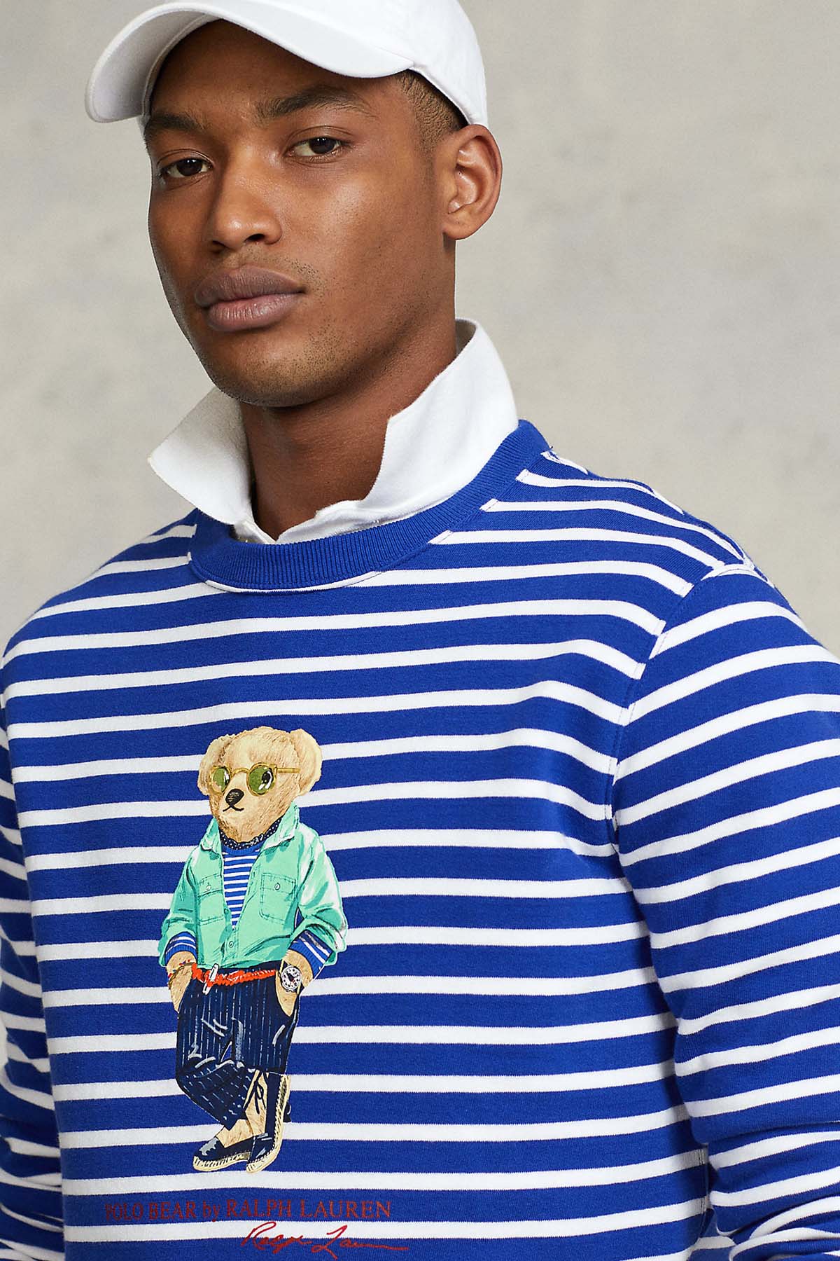 Polo Ralph Lauren Çizgili Polo Bear Sweatshirt-Libas Trendy Fashion Store