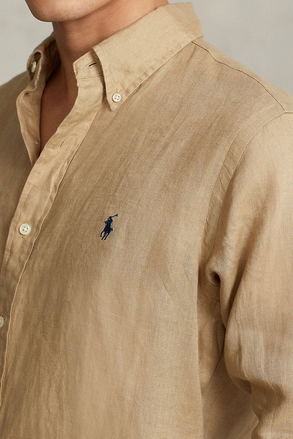 Polo Ralph Lauren Slim Fit Keten Gömlek-Libas Trendy Fashion Store