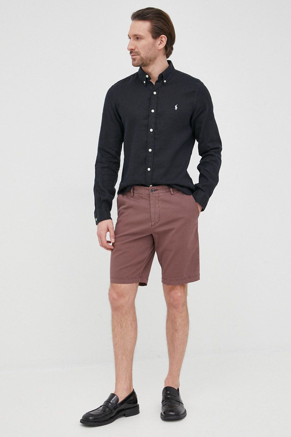 Polo Ralph Lauren Slim Fit Keten Gömlek-Libas Trendy Fashion Store