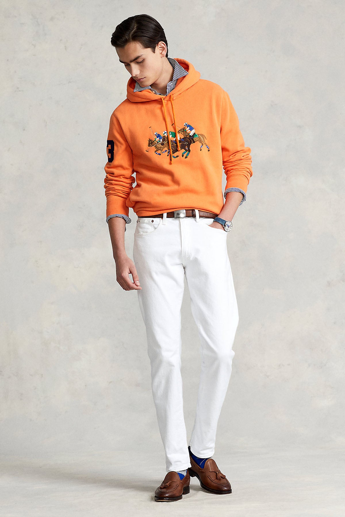 Polo Ralph Lauren Kapüşonlu Triple Pony Sweatshirt-Libas Trendy Fashion Store