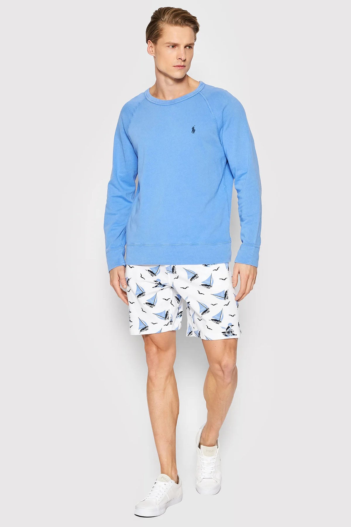 Polo Ralph Lauren Custom Fit Yuvarlak Yaka Sweatshirt-Libas Trendy Fashion Store