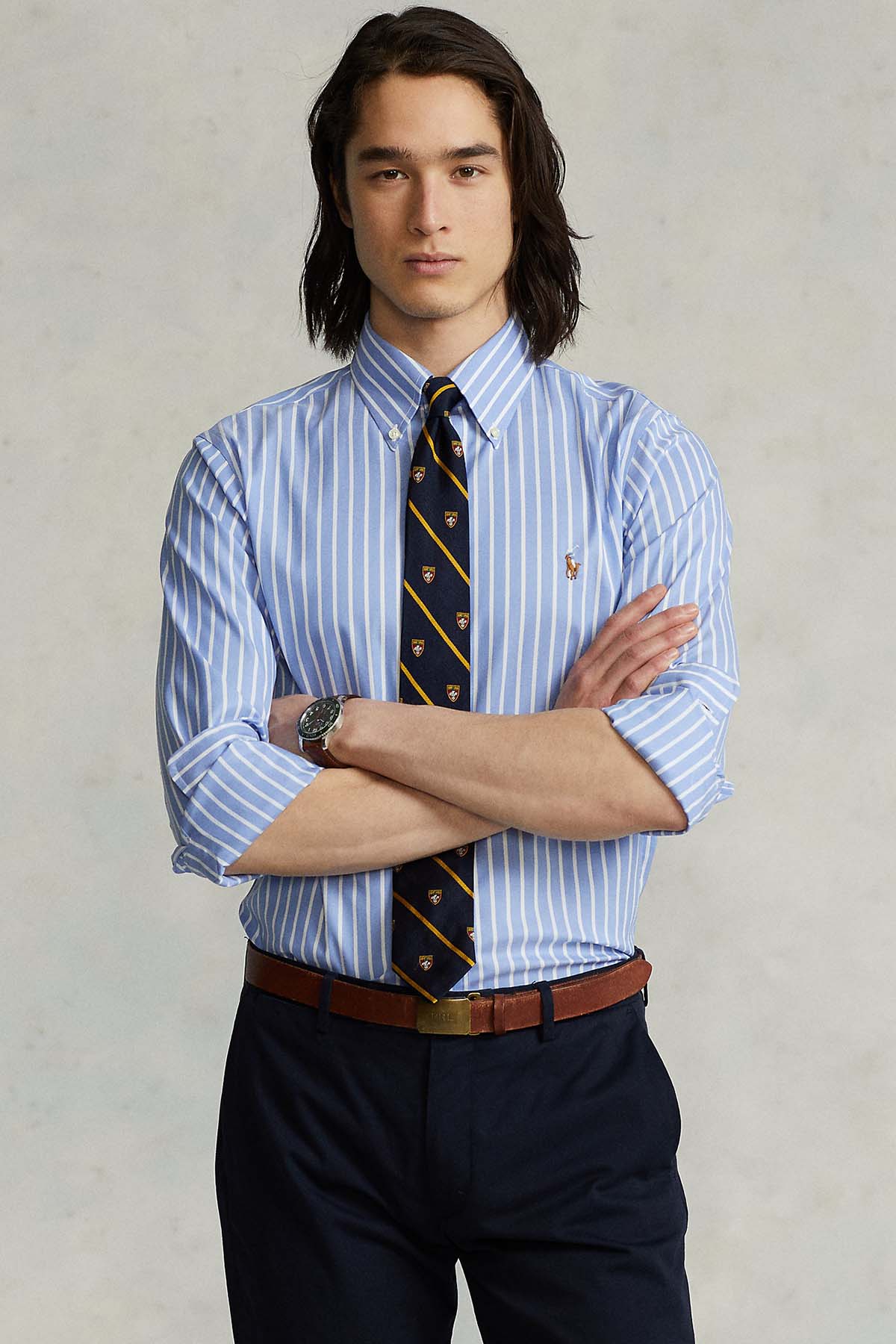 Polo Ralph Lauren Slim Fit Çizgili Gömlek-Libas Trendy Fashion Store