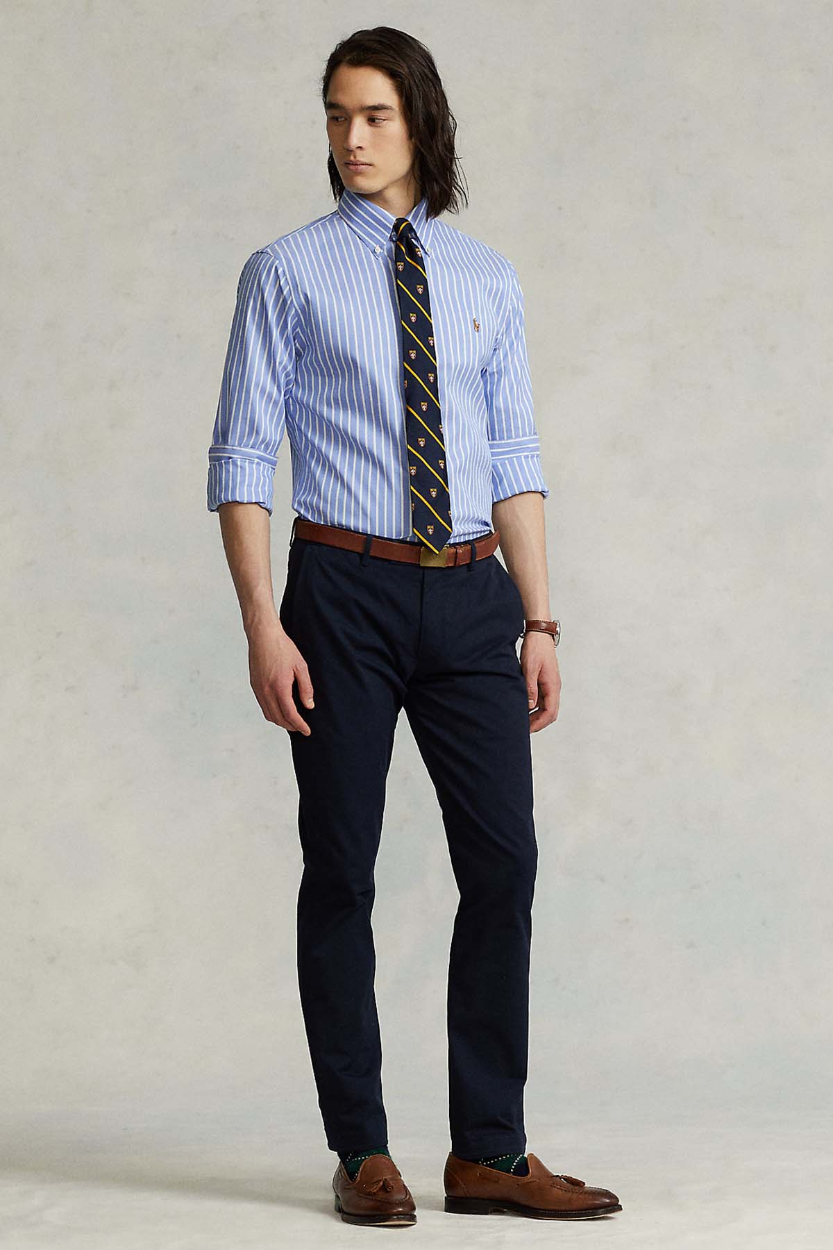 Polo Ralph Lauren Slim Fit Çizgili Gömlek-Libas Trendy Fashion Store