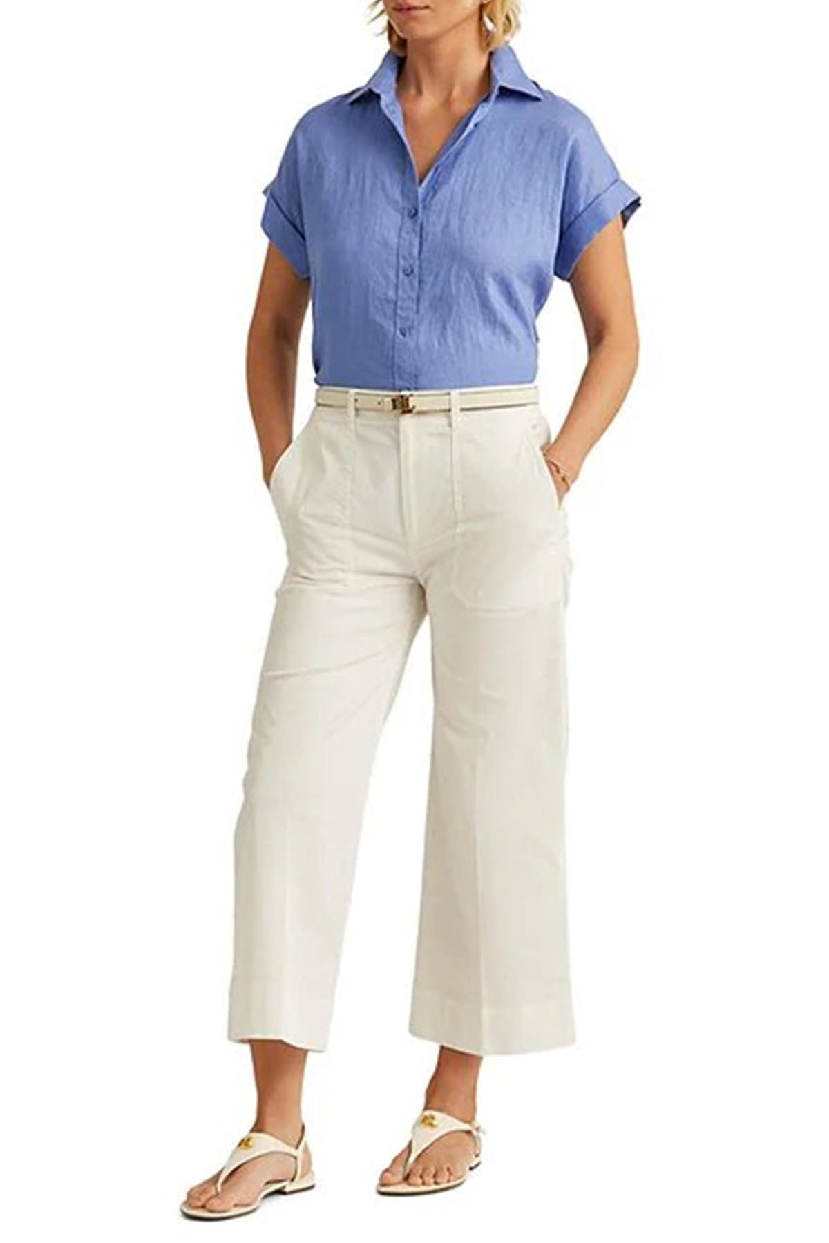 Polo Ralph Lauren Relaxed Fit Keten Gömlek-Libas Trendy Fashion Store