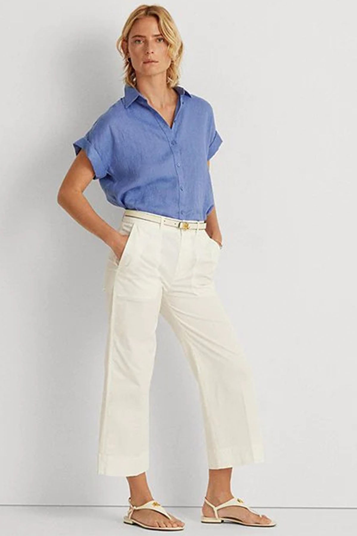 Polo Ralph Lauren Relaxed Fit Keten Gömlek-Libas Trendy Fashion Store