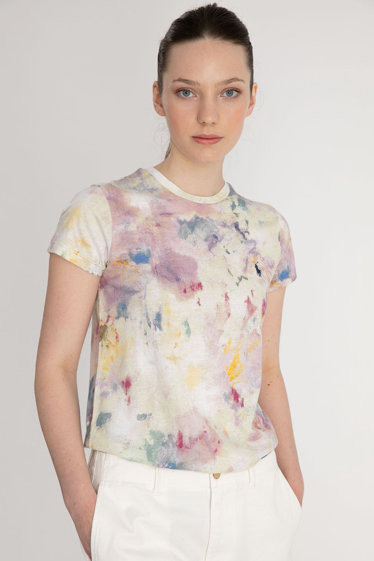 Polo Ralph Lauren Yuvarlak Yaka Batik T-shirt-Libas Trendy Fashion Store