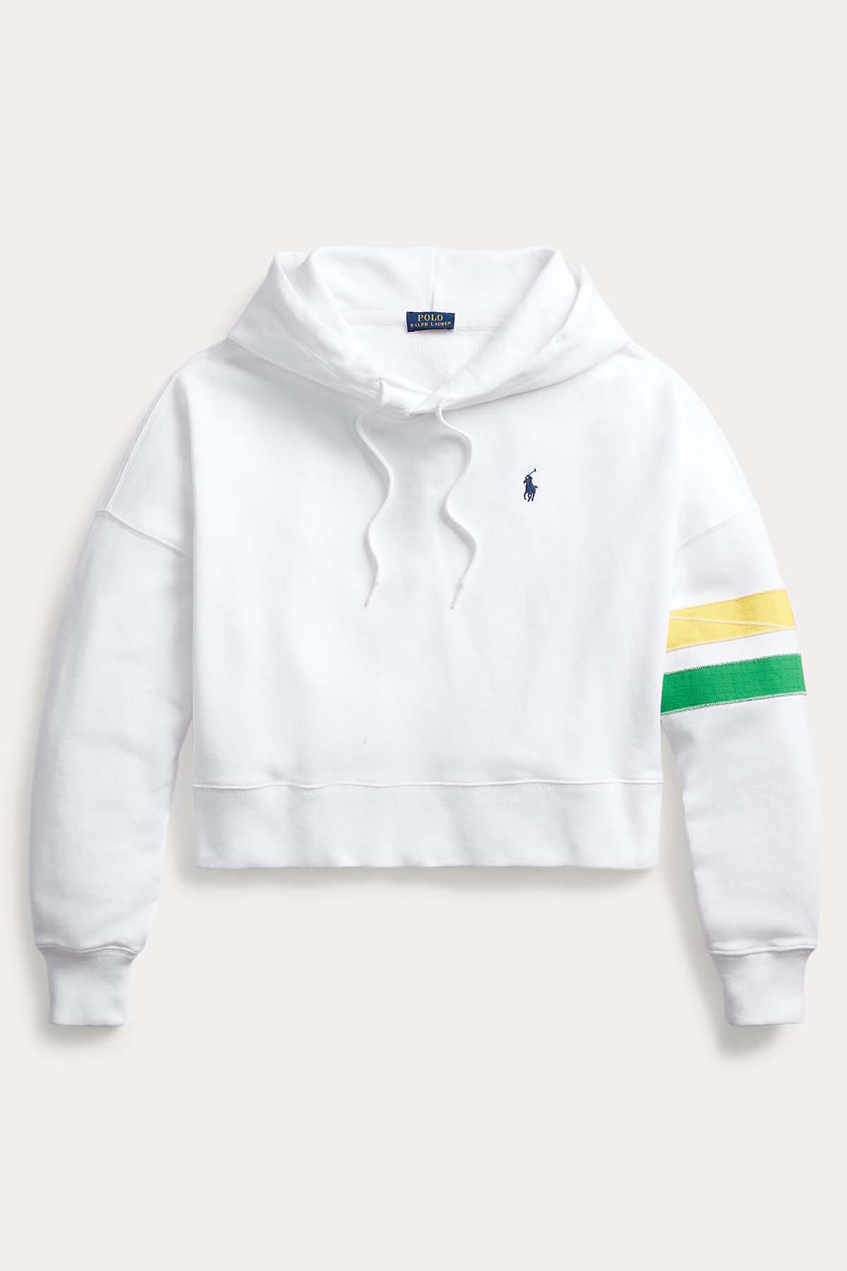 Polo Ralph Lauren Kapüşonlu Geniş Kesim Crop Sweatshirt-Libas Trendy Fashion Store