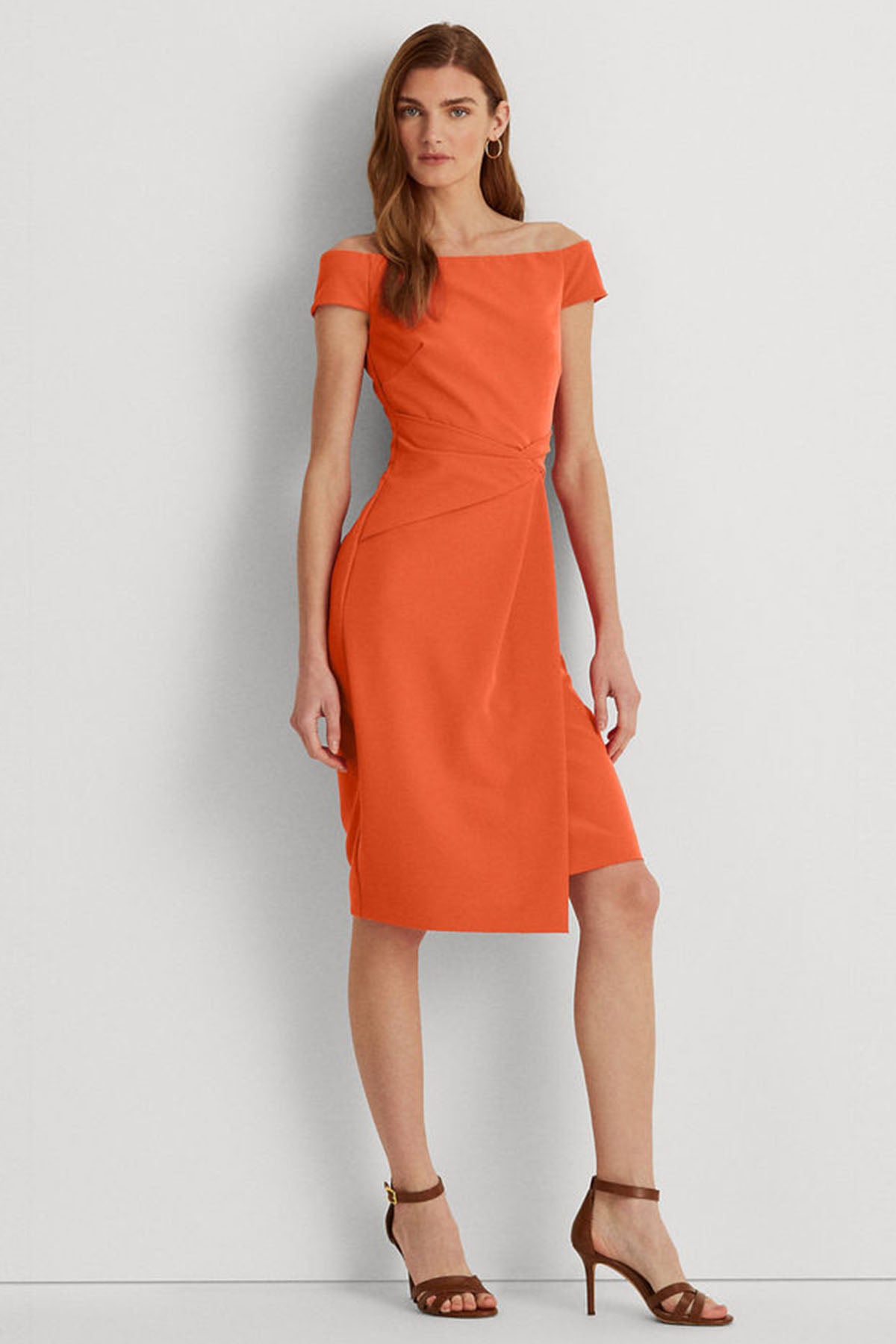 Polo Ralph Lauren Dizüstü Kayık Yaka Abiye Elbise-Libas Trendy Fashion Store