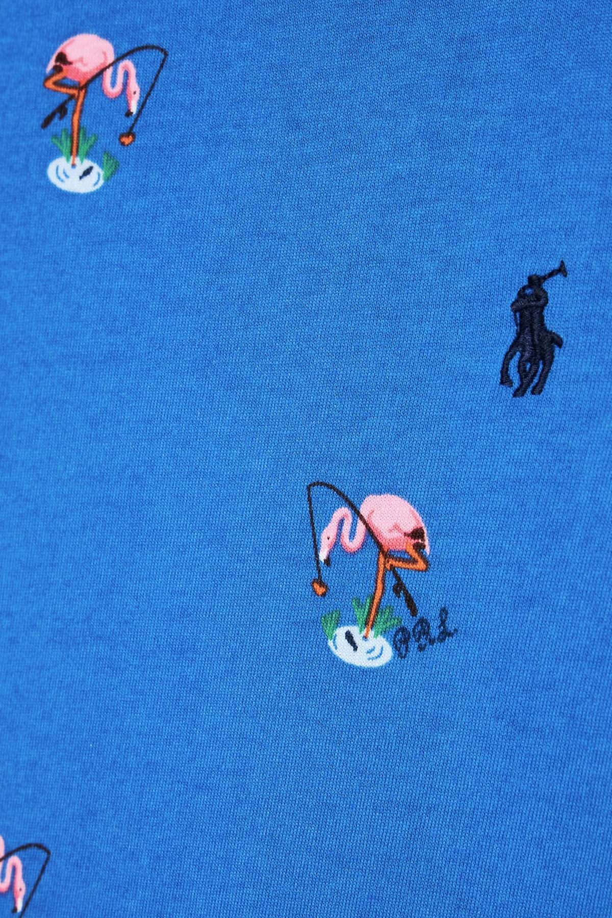 Polo Ralph Lauren Kids 2-4 Yaş Erkek Çocuk Flamingo Desenli T-shirt-Libas Trendy Fashion Store